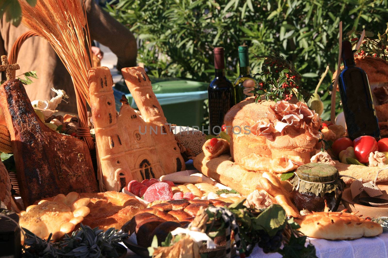 Market stall at the Harvest Festival in Mali Losinj by STphotography