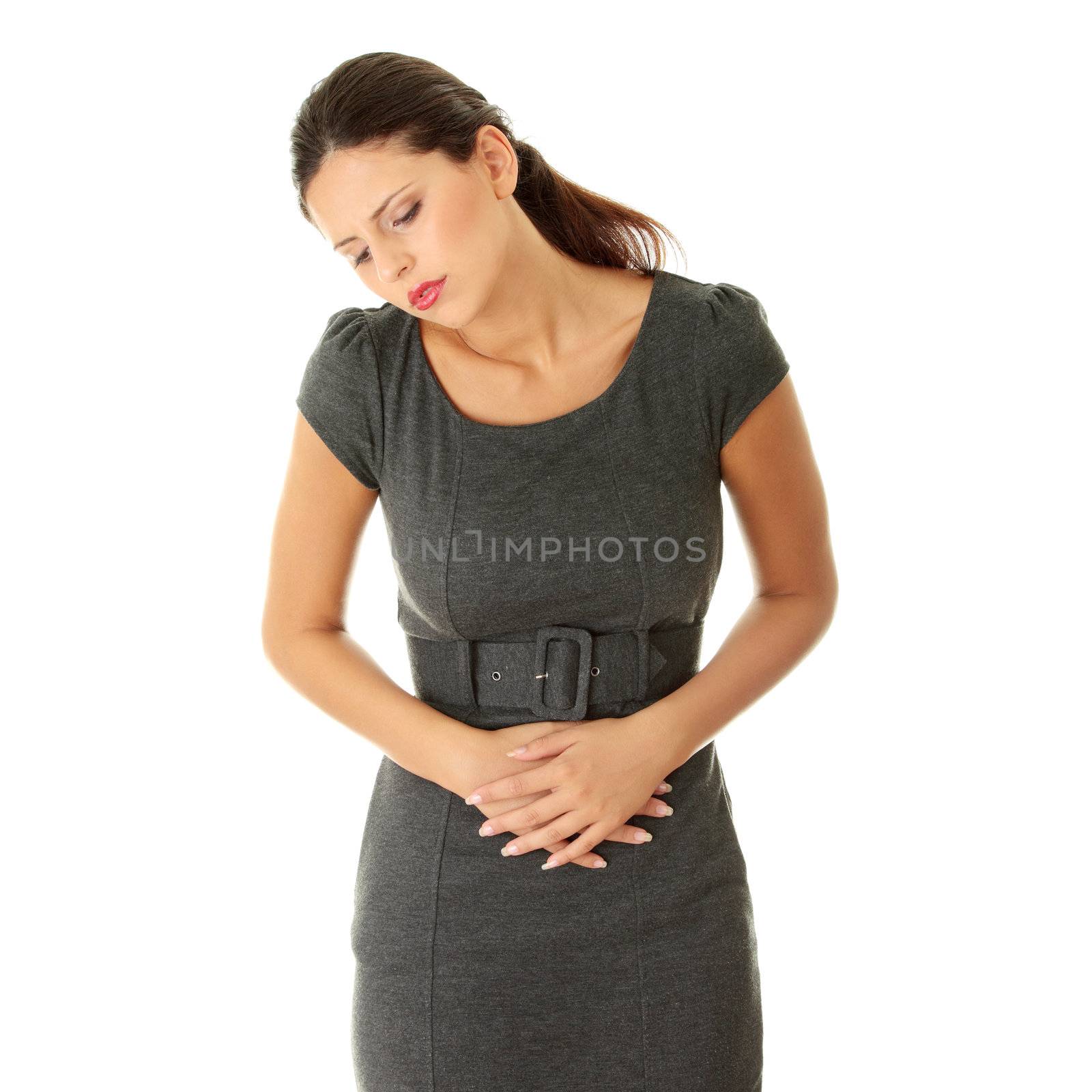 Woman with stomach issues by BDS