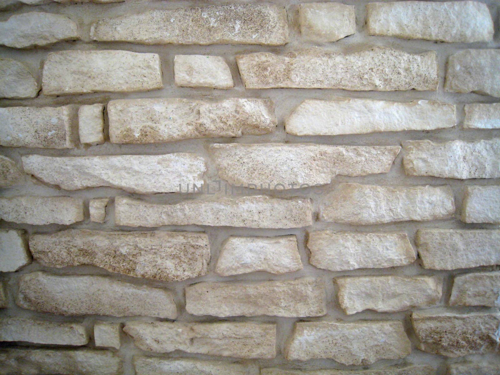 close up of a stone wall in south France