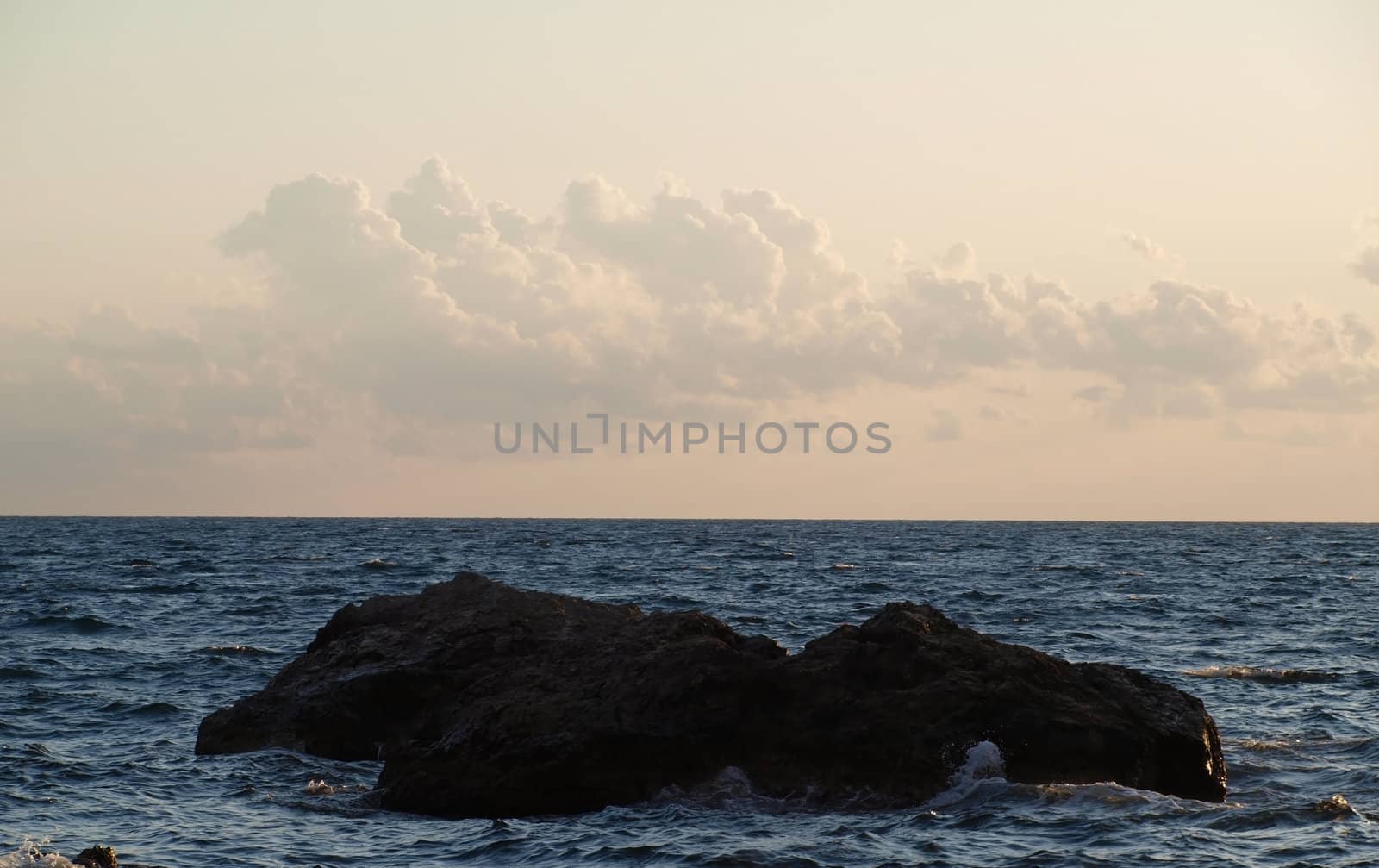 landscape image of the sea with sky