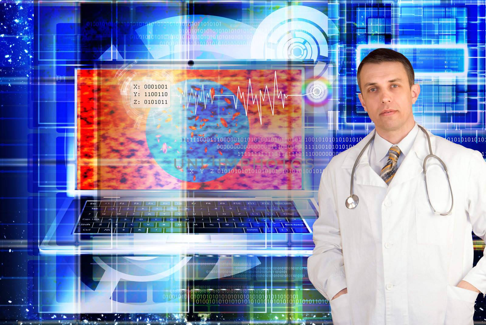 Scientific computer researches of public health services in the field of genetics.