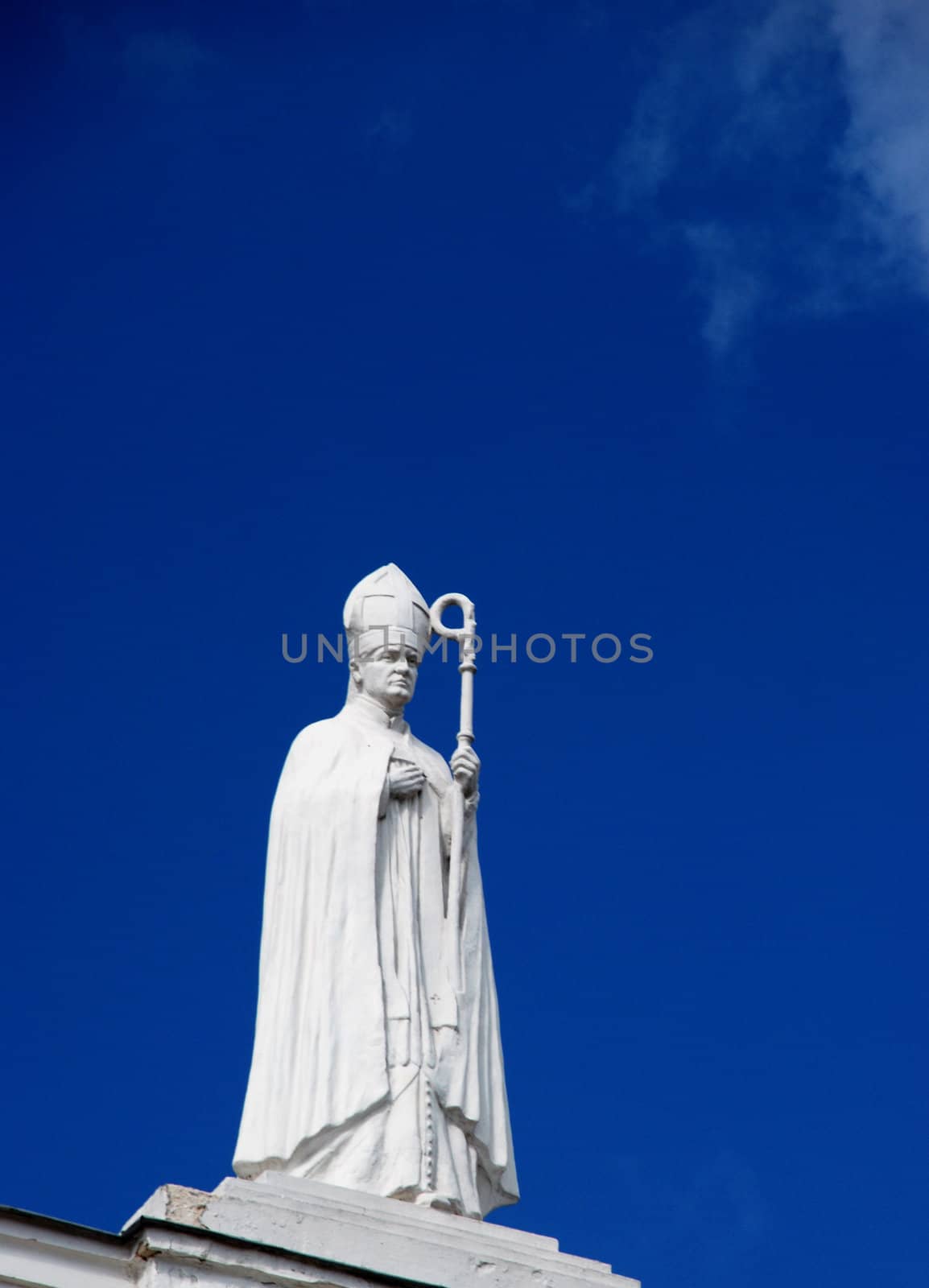 Statue of pope by sauletas