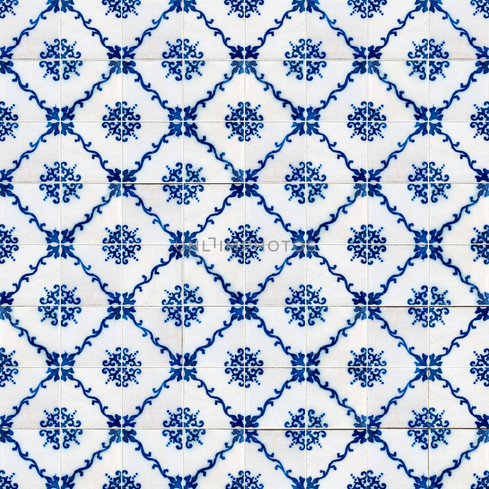 Seamless tile pattern of ancient ceramic tiles.