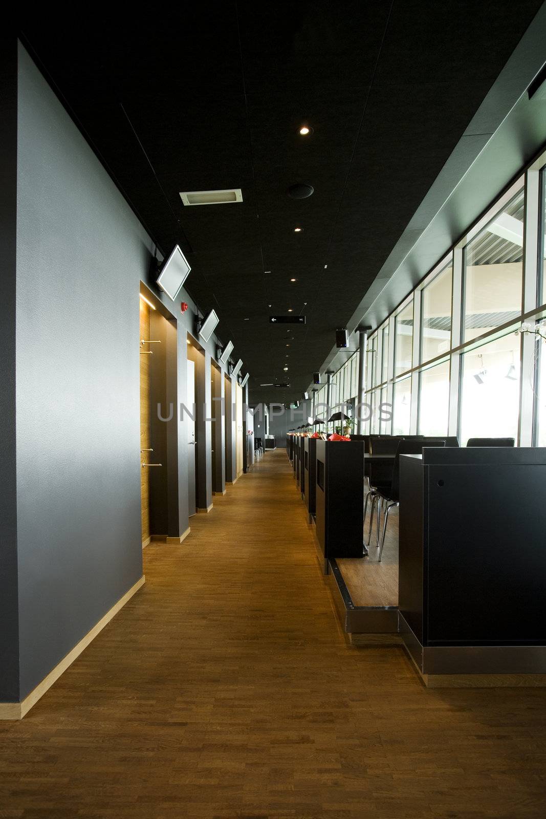 Interior of a modern resturant