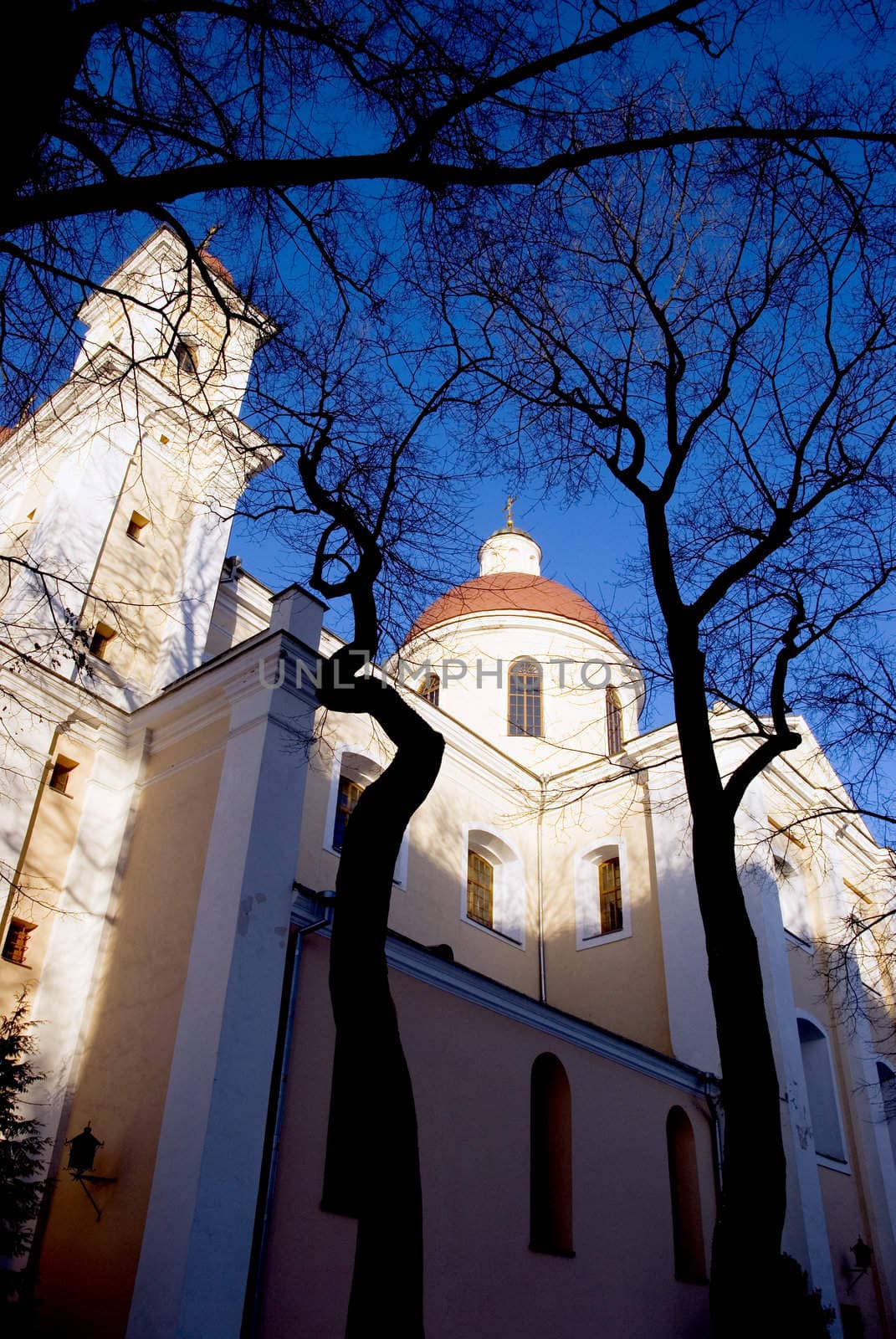 Old  historical orthodox church in Lithuania capital Vilnius