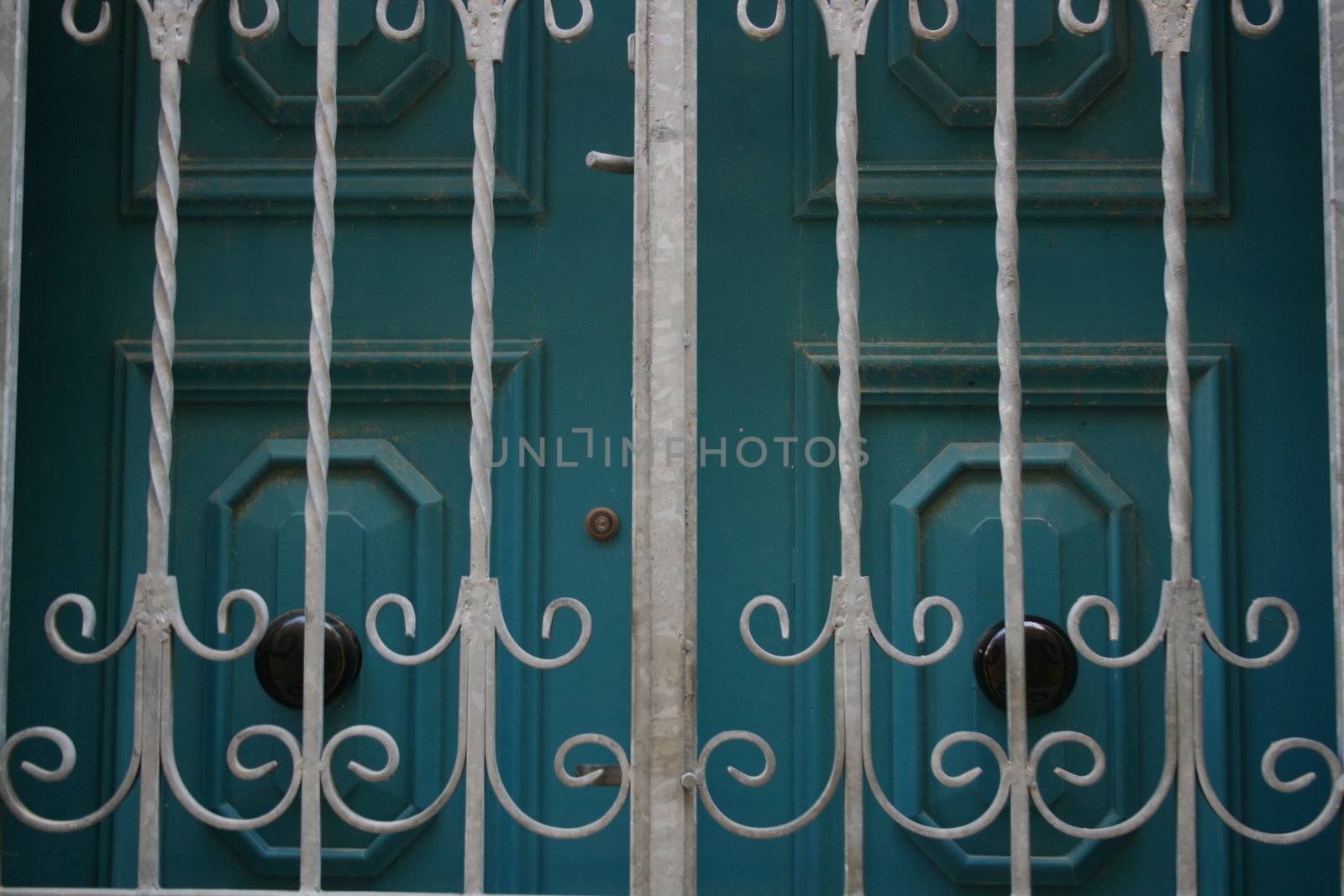 Blue Door Silver Gate by keki