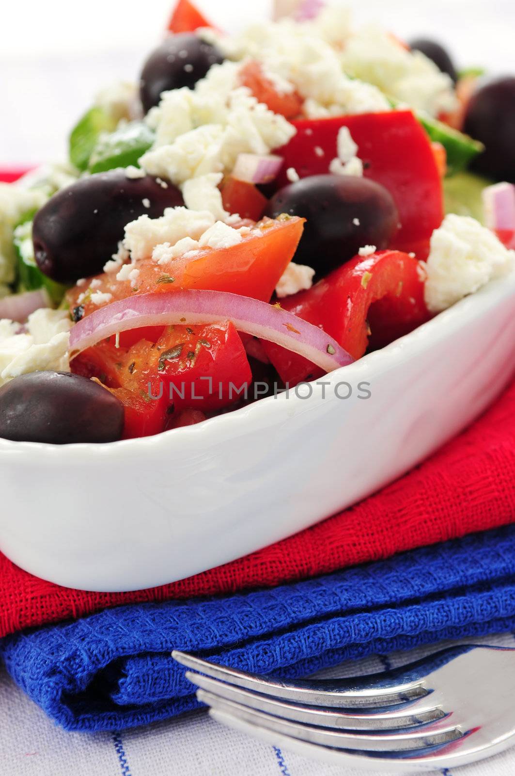 Greek salad by elenathewise