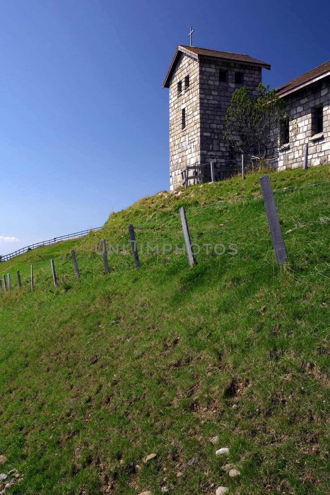 Church on a hilltop 2 by sumners