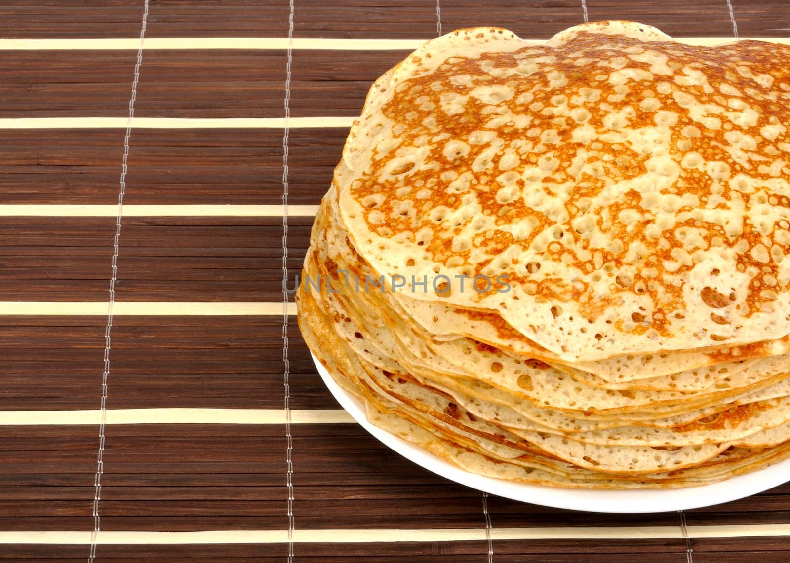pancakes on the mat