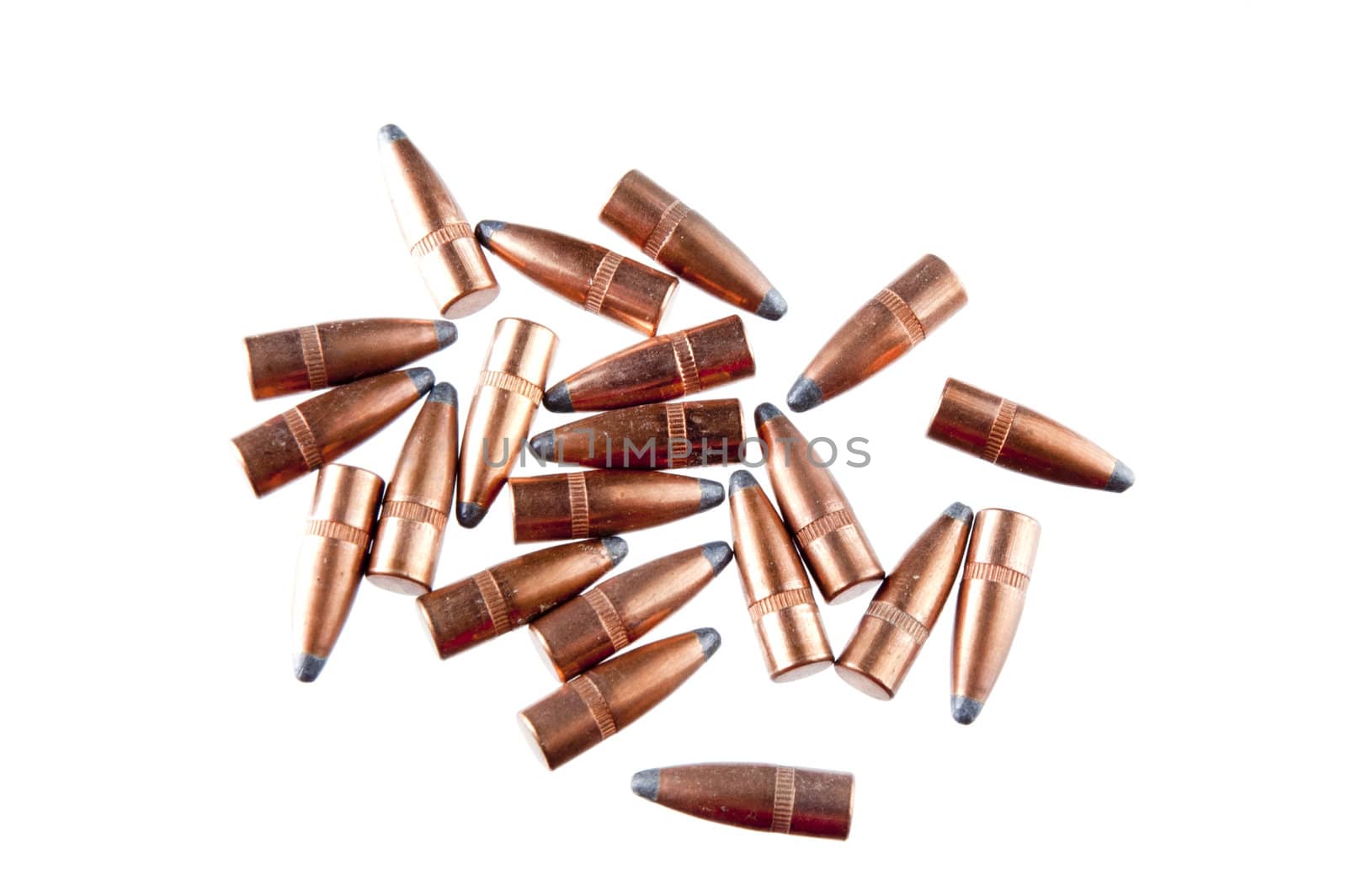 .223 rifle copper jacketed soft nosed hunting bullets 