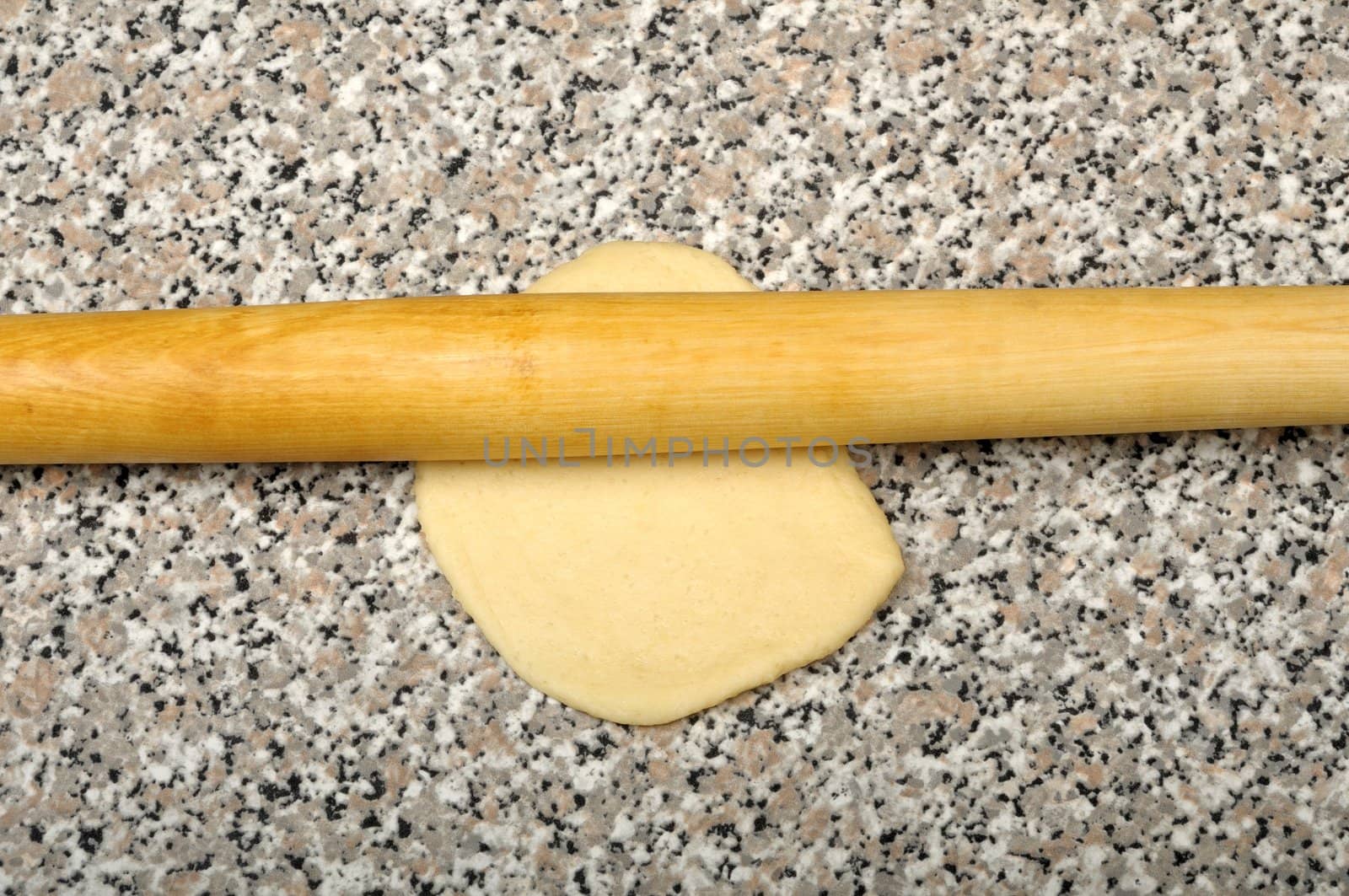 rolled out dough