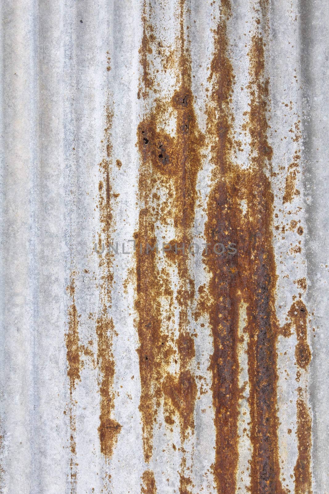 Backgrounds of galvanized iron from weathered