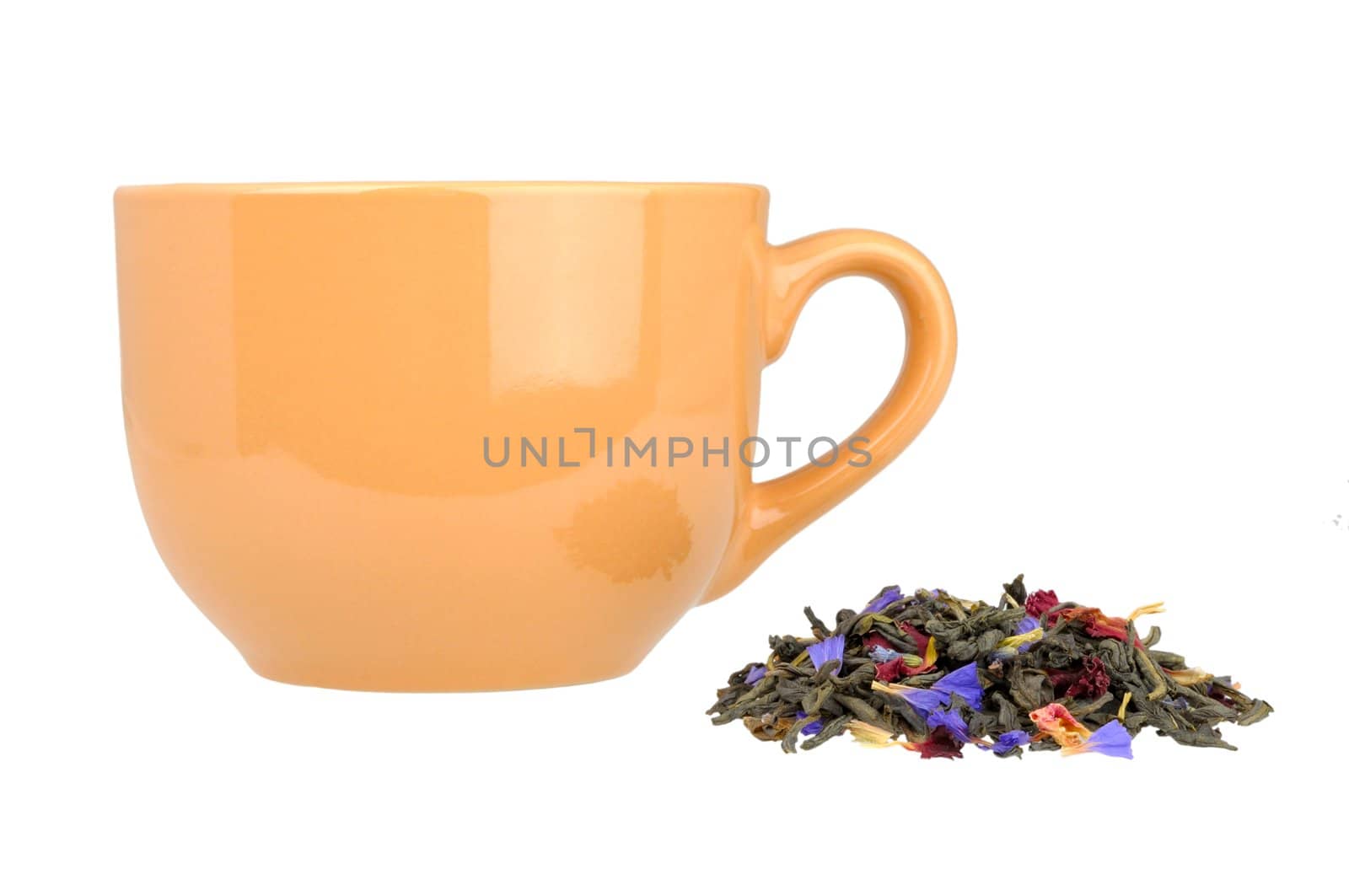 green tea and cup