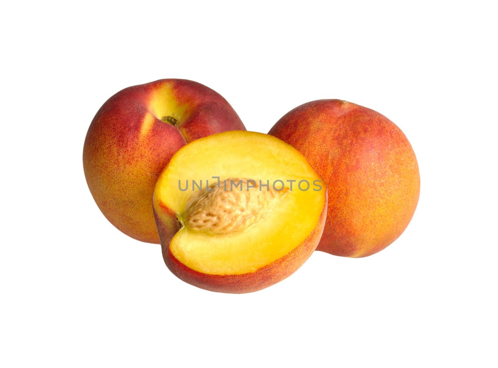 two and a half peach