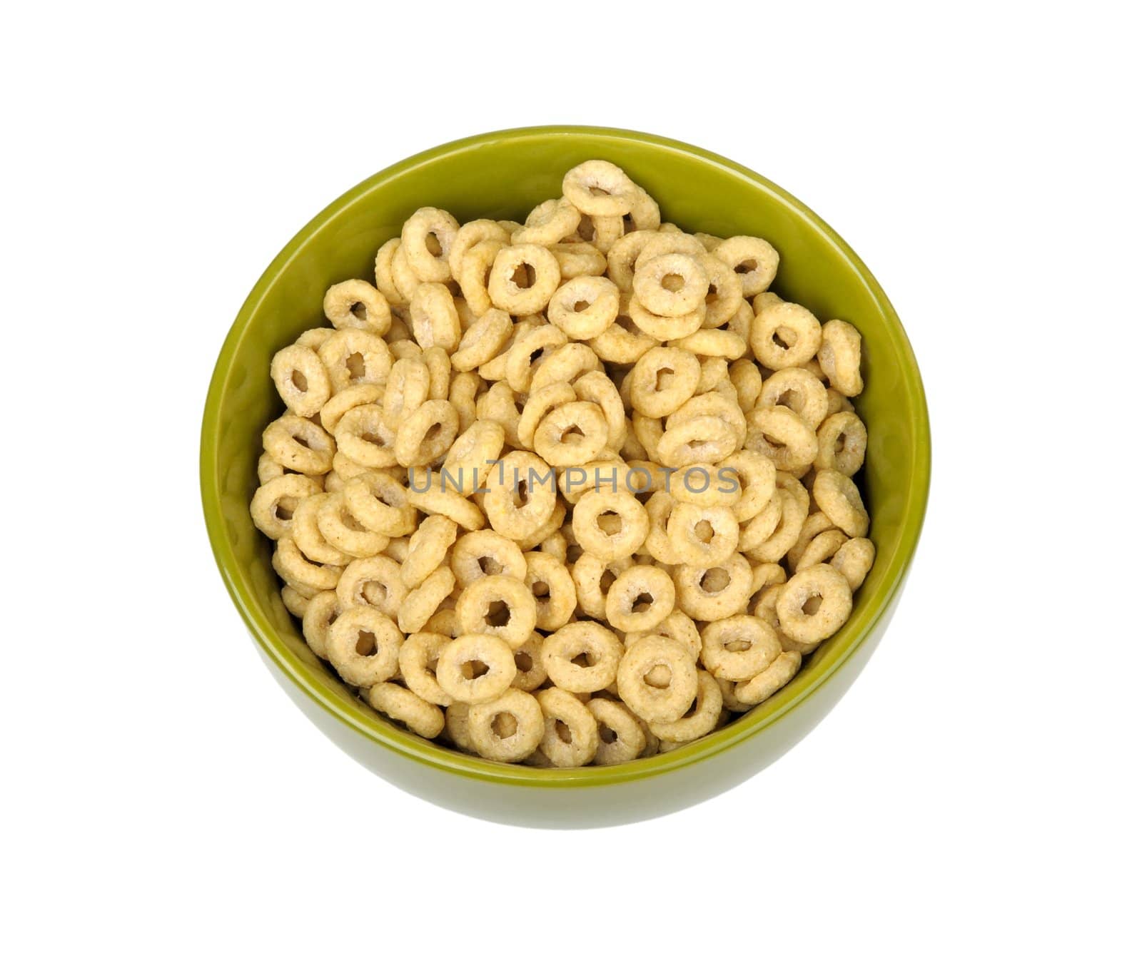 corn flakes in the plate
