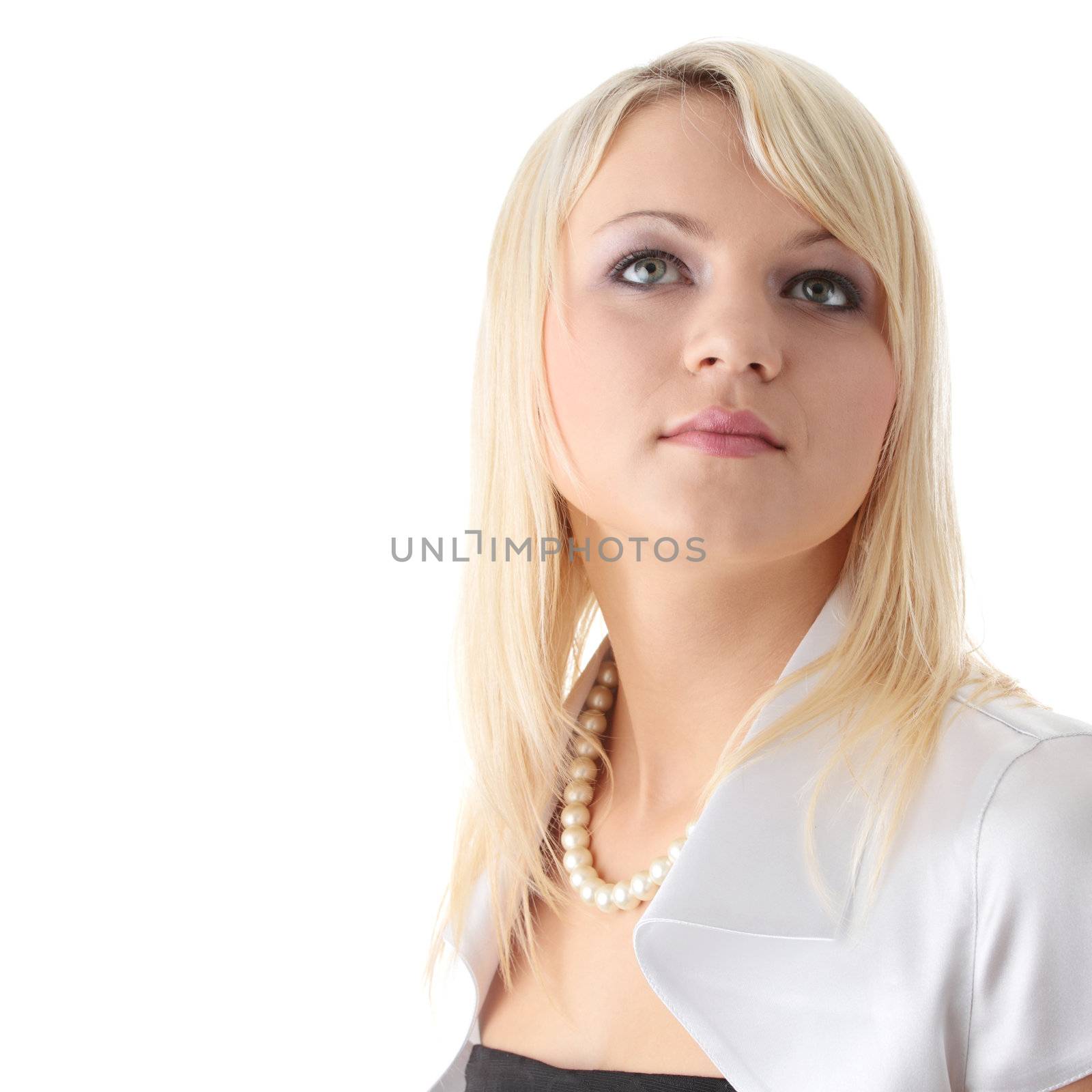 Teen blond elegant woman by BDS