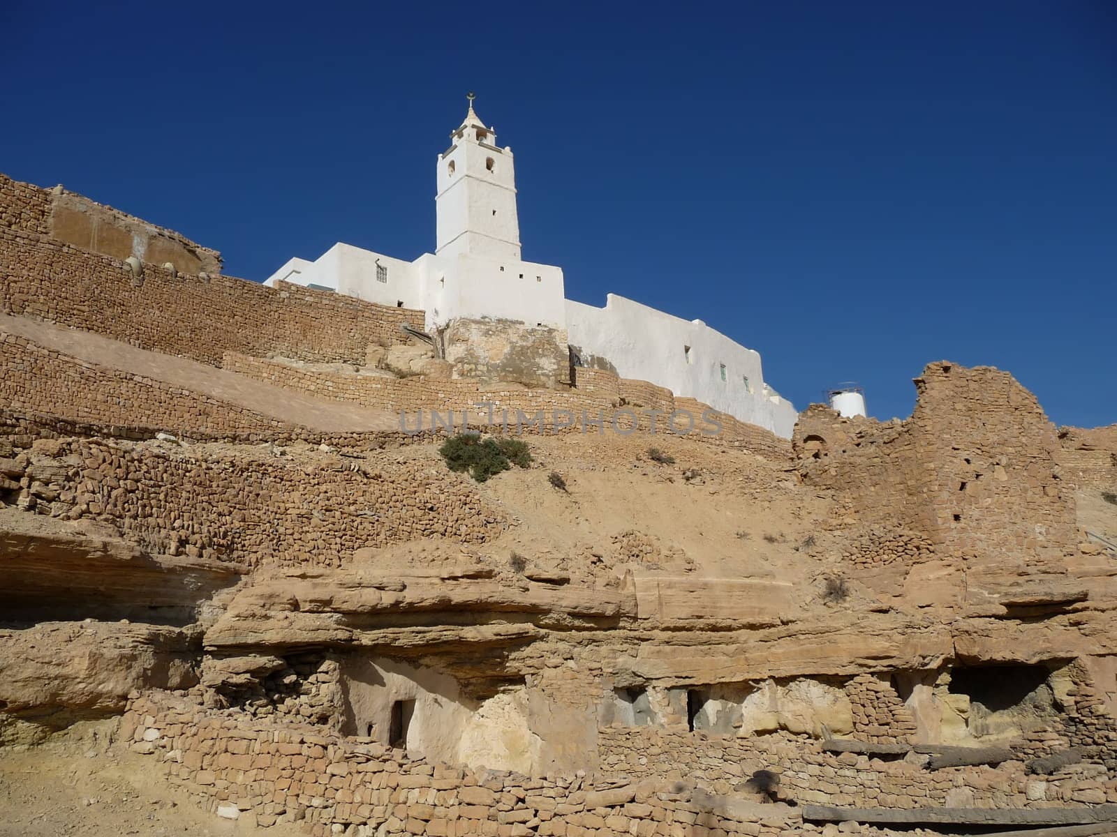 a mountain village in Tunisia