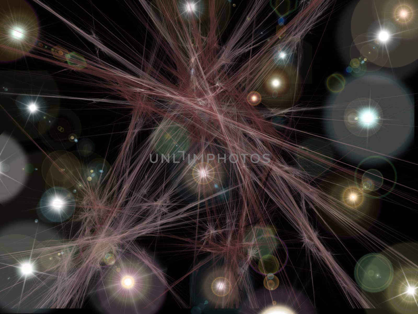 abstract  composition of light and  form