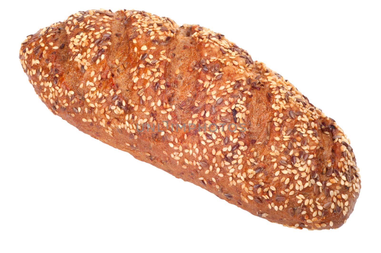 bread with sesame seeds and spices