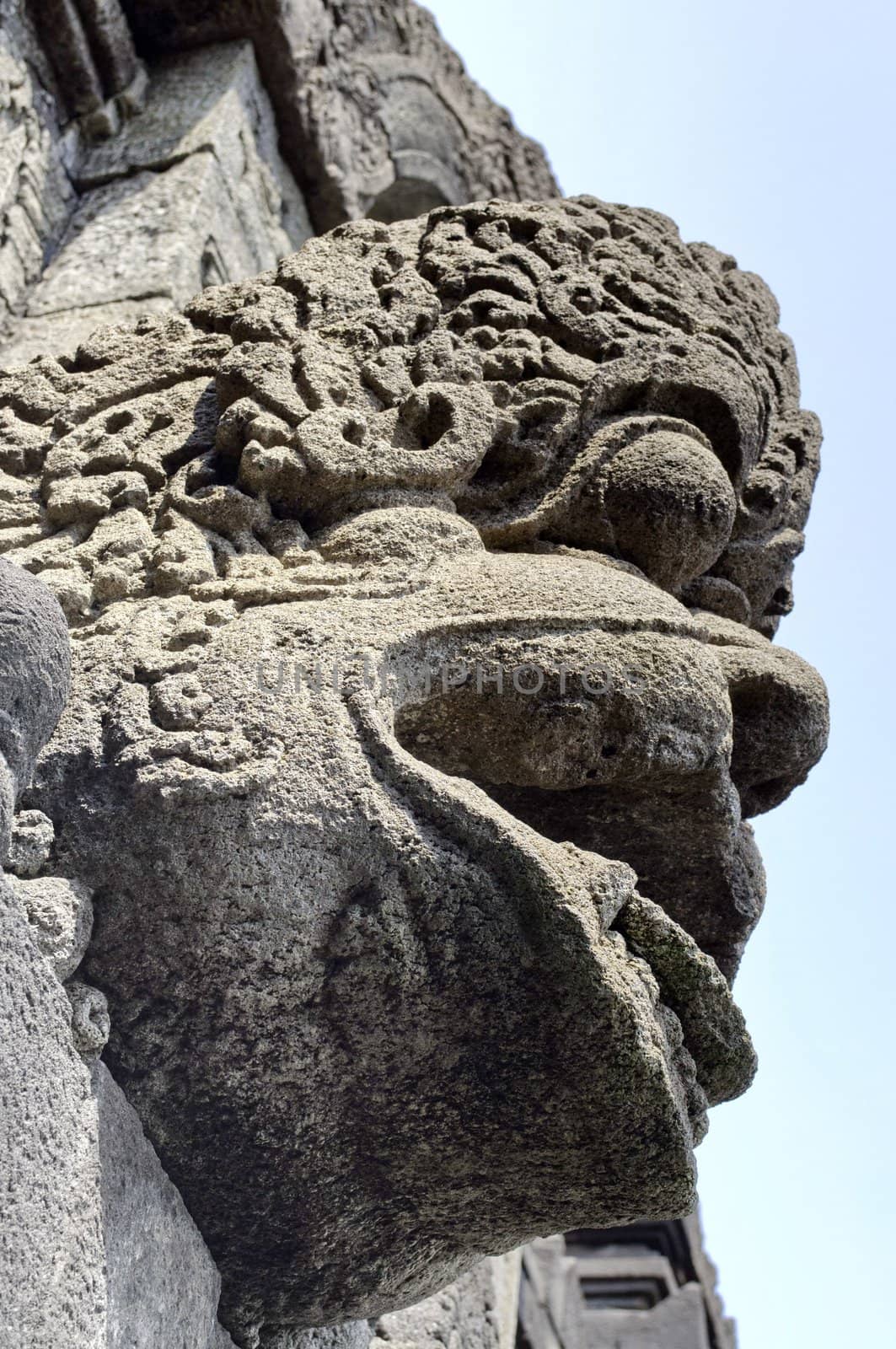 Architecture detail in Prambanan temple site, Indonesia