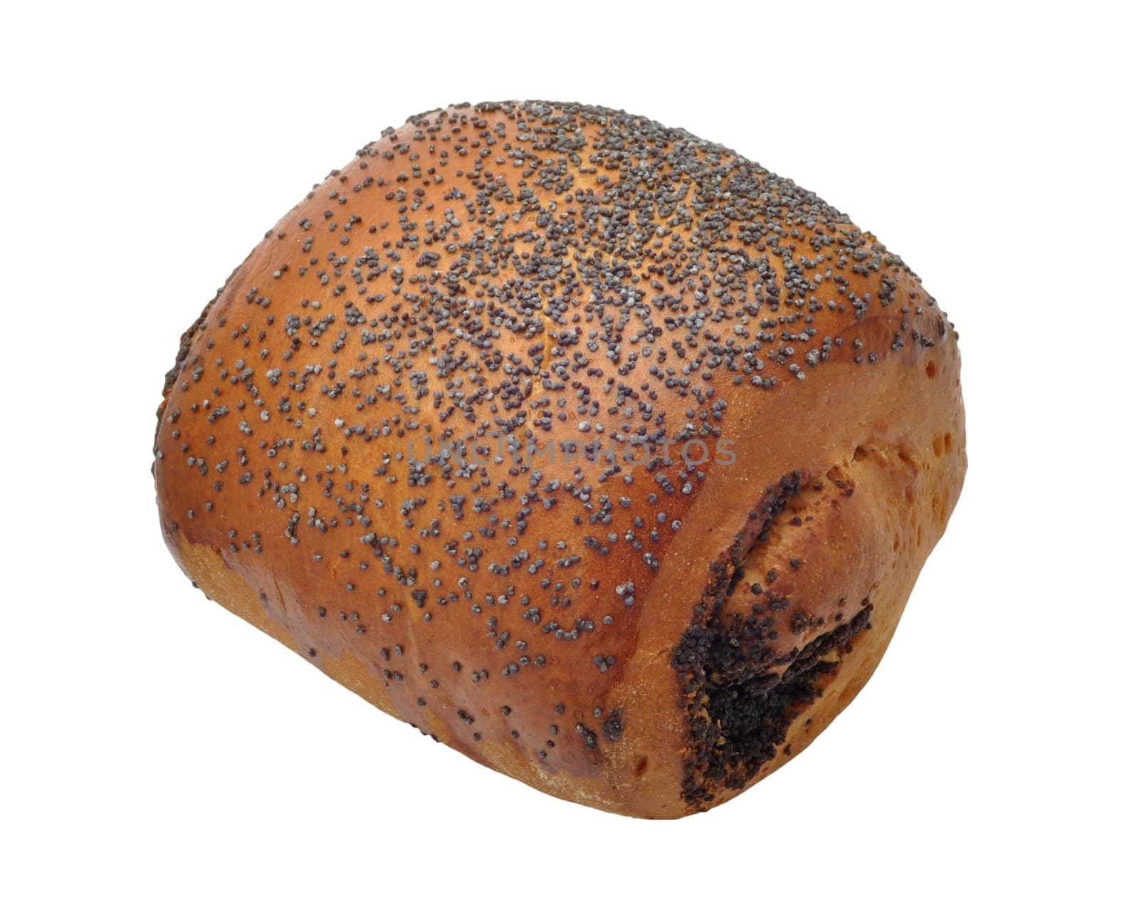 Sweet poppy seed bun