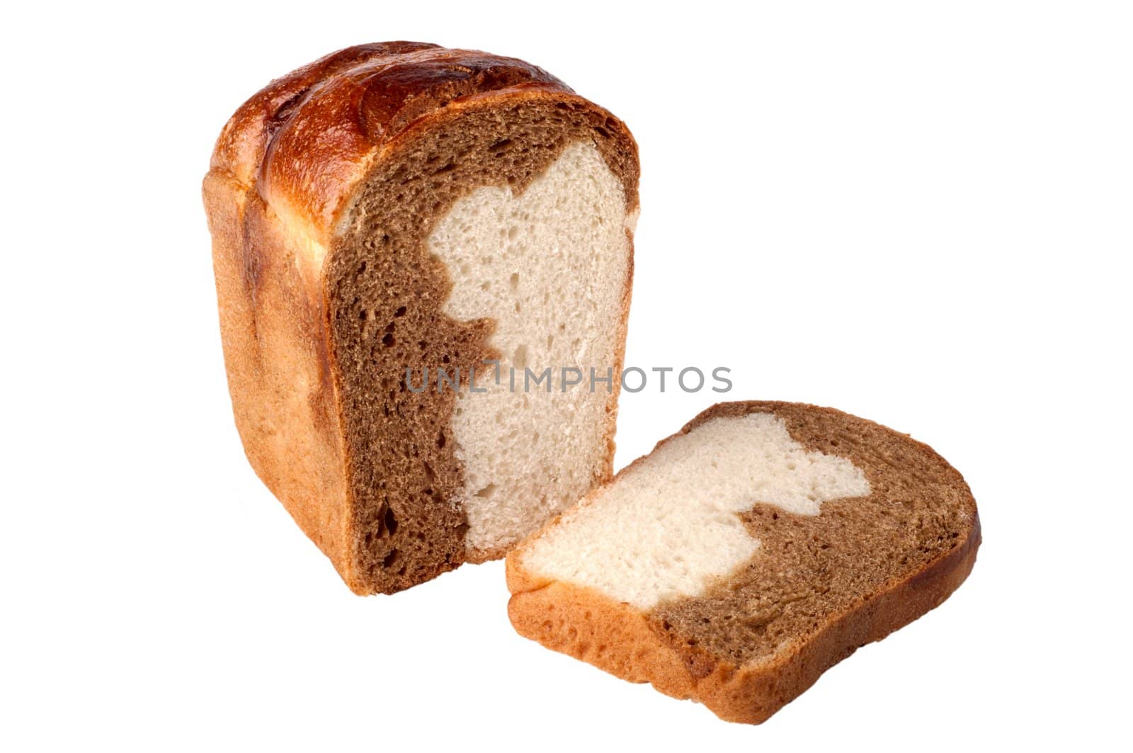 bread made from various types of flour