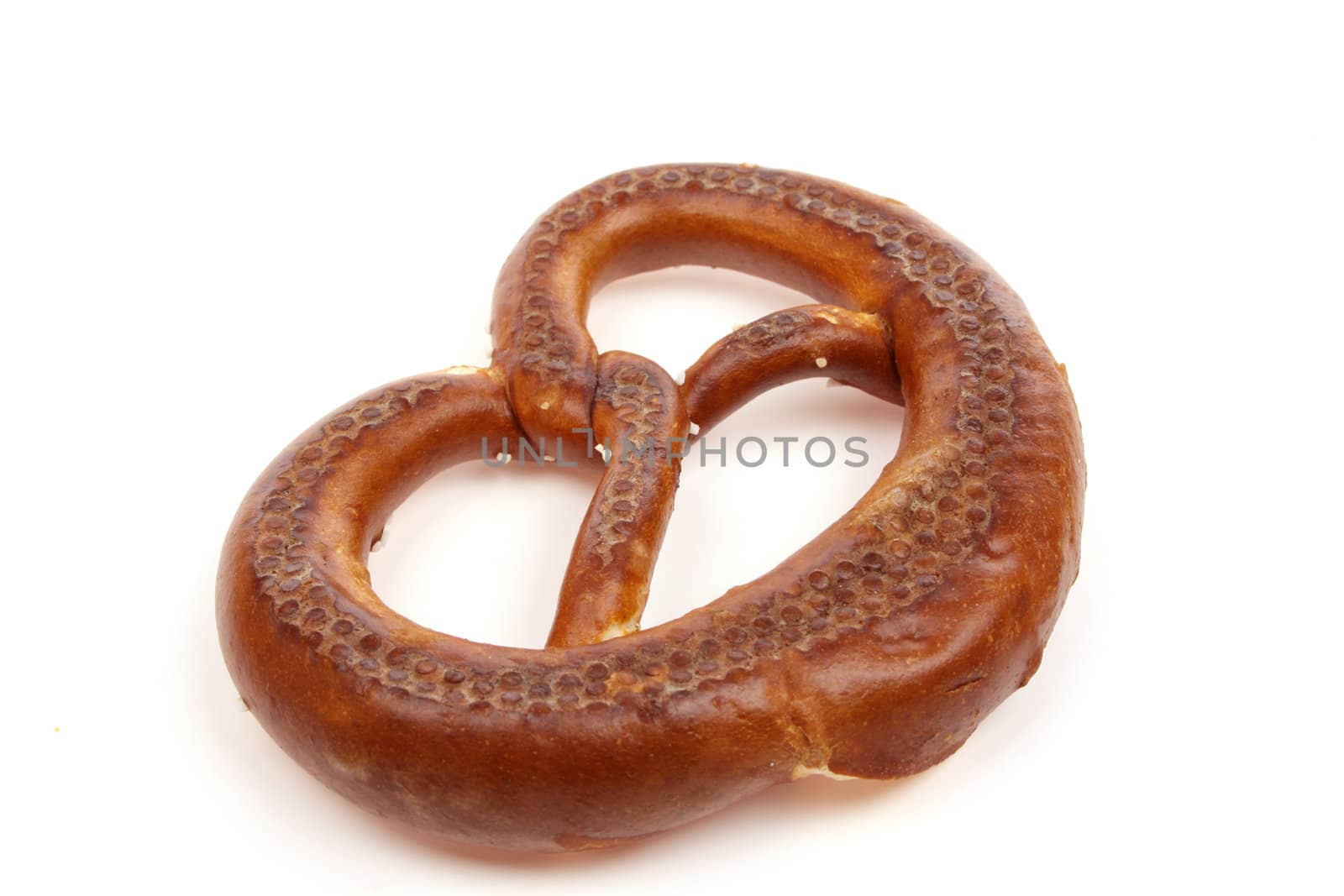 Bread and buns isolated against a white background