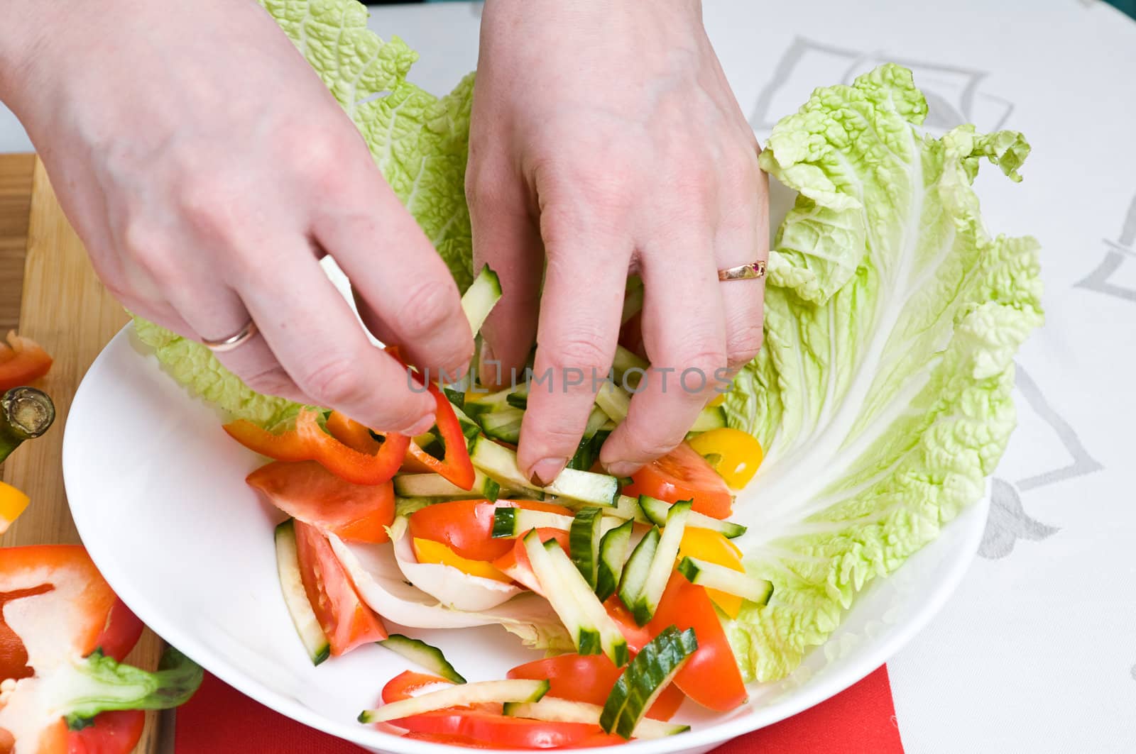 vegetarian salad by uriy2007