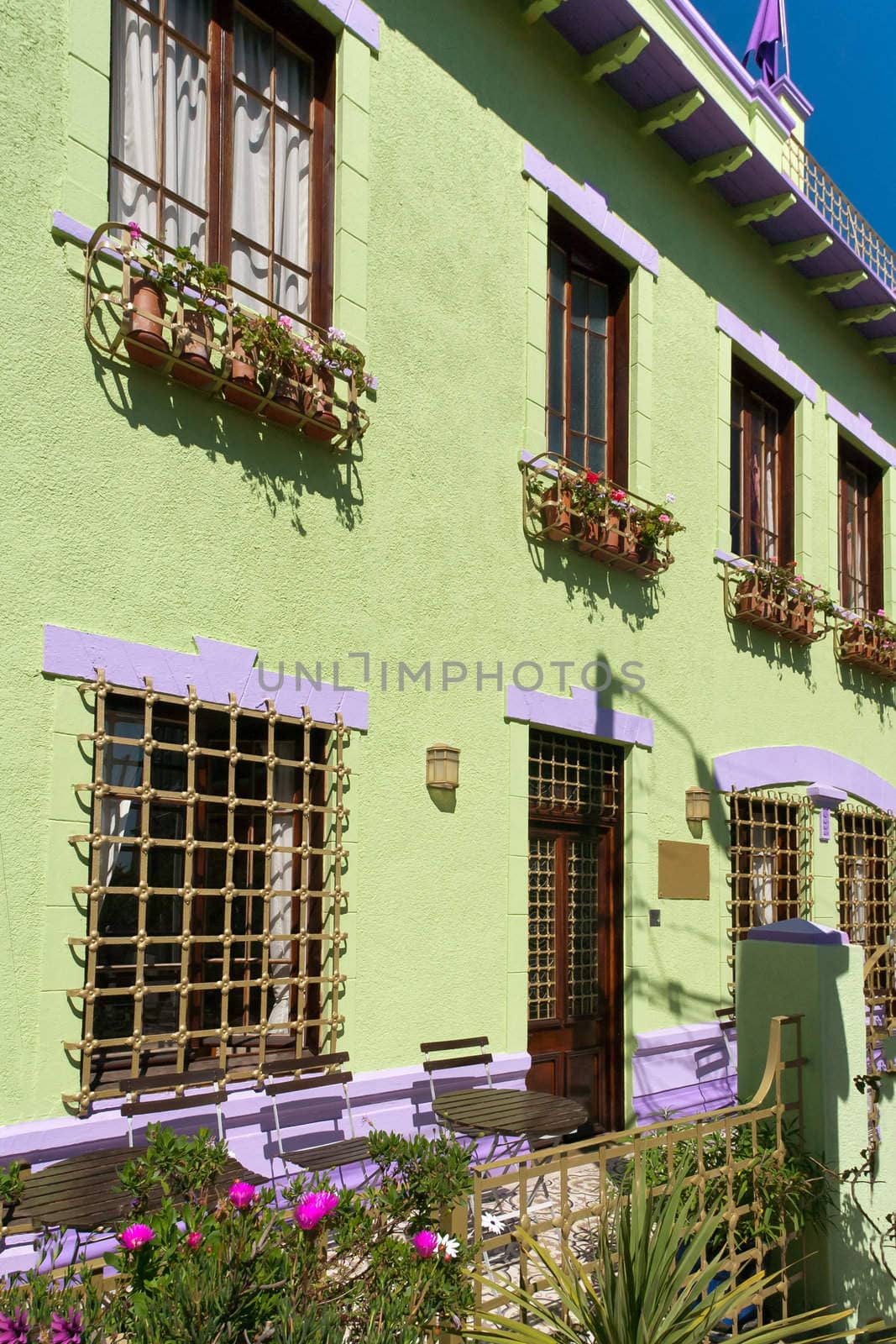 Colorful Houses in Valparaiso, Chile, UNESCO World Heritage.