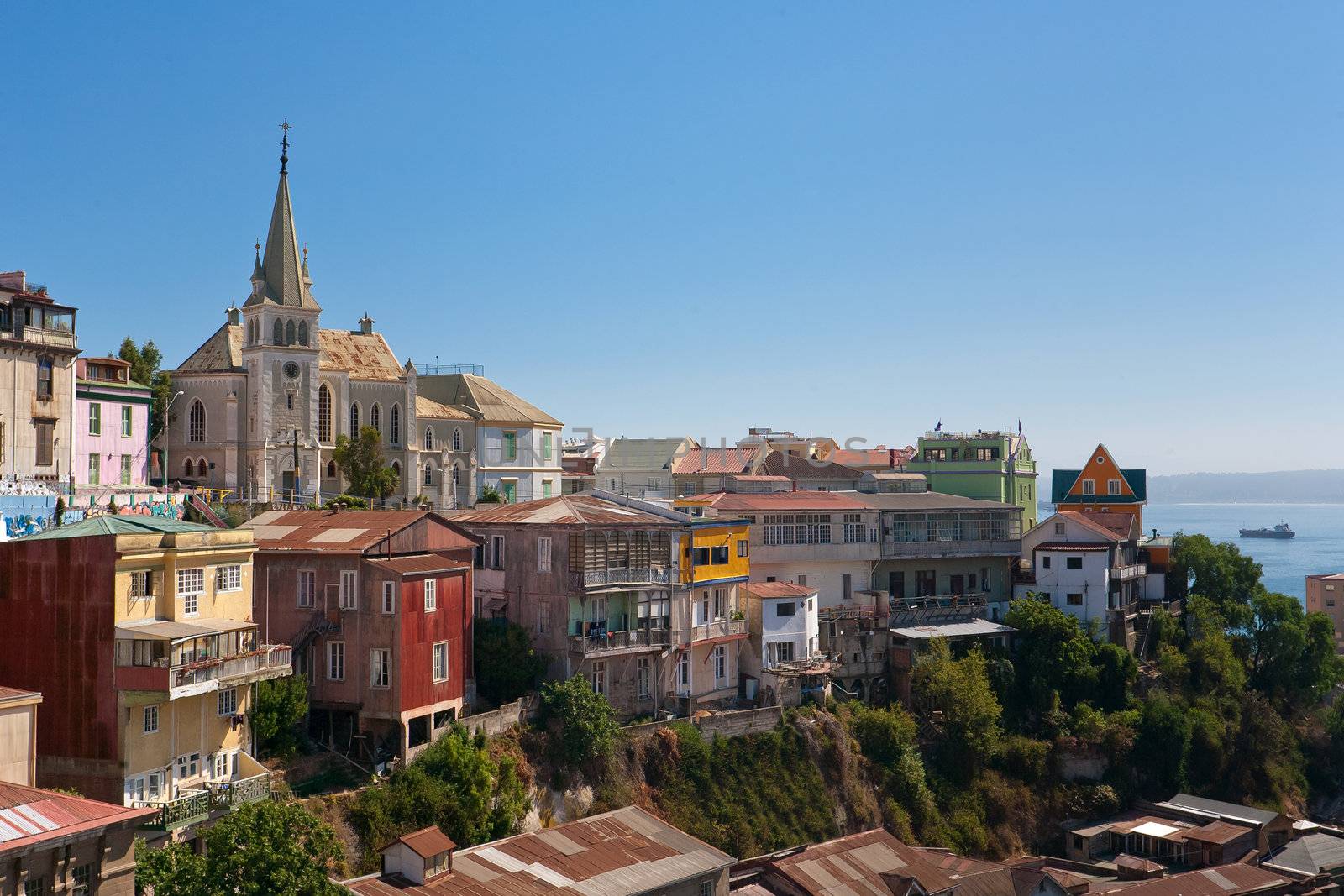 Area of Valparaiso, Chile by pierivb