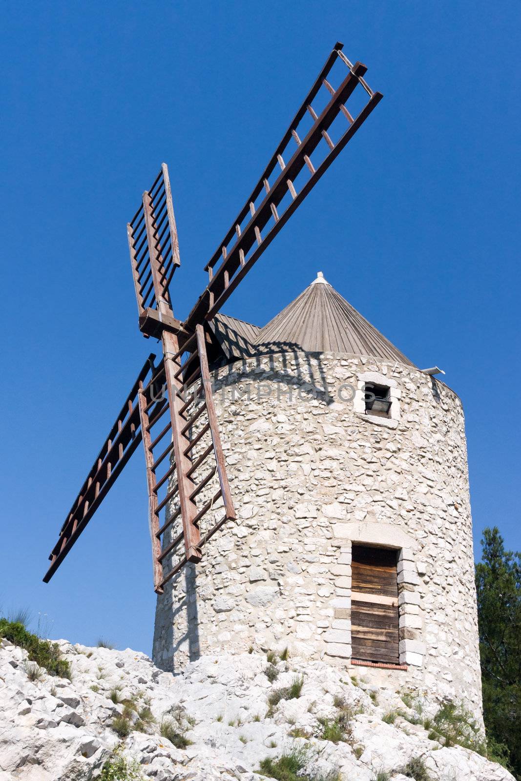 Windmill of Provence in Marseille, France