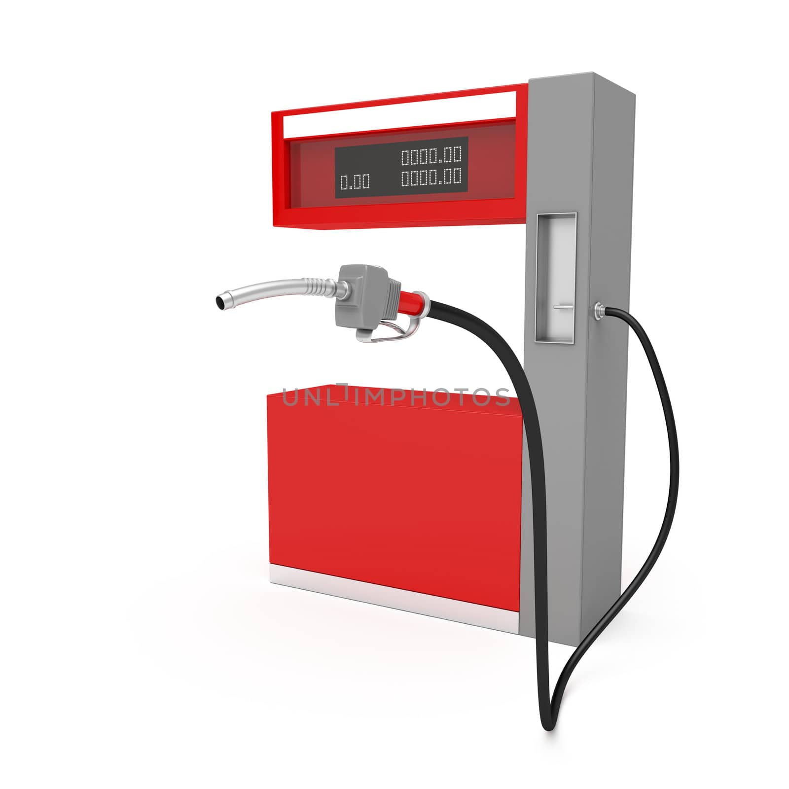 Fuel pump on white background by magraphics