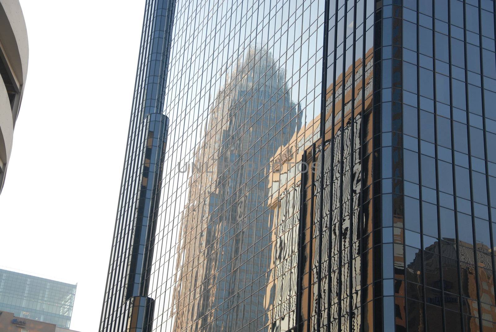 Downtown Charlotte North Carolina office buildings.