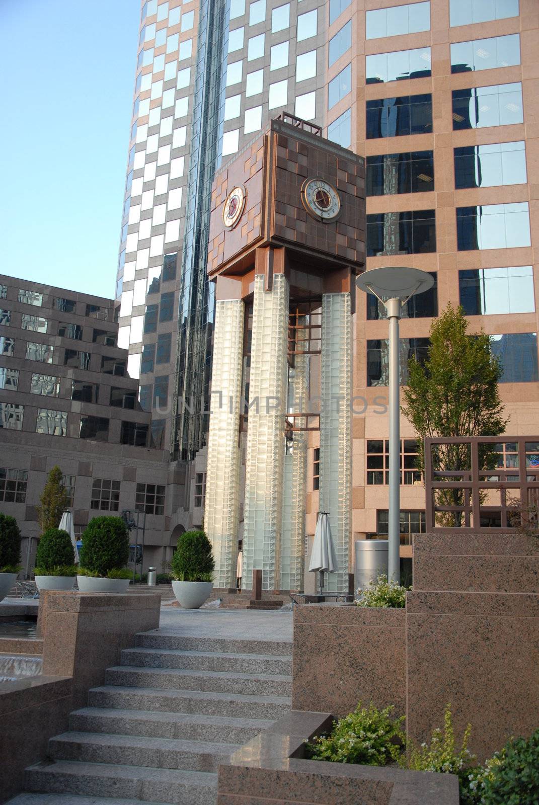 Downtown Charlotte North Carolina office buildings.