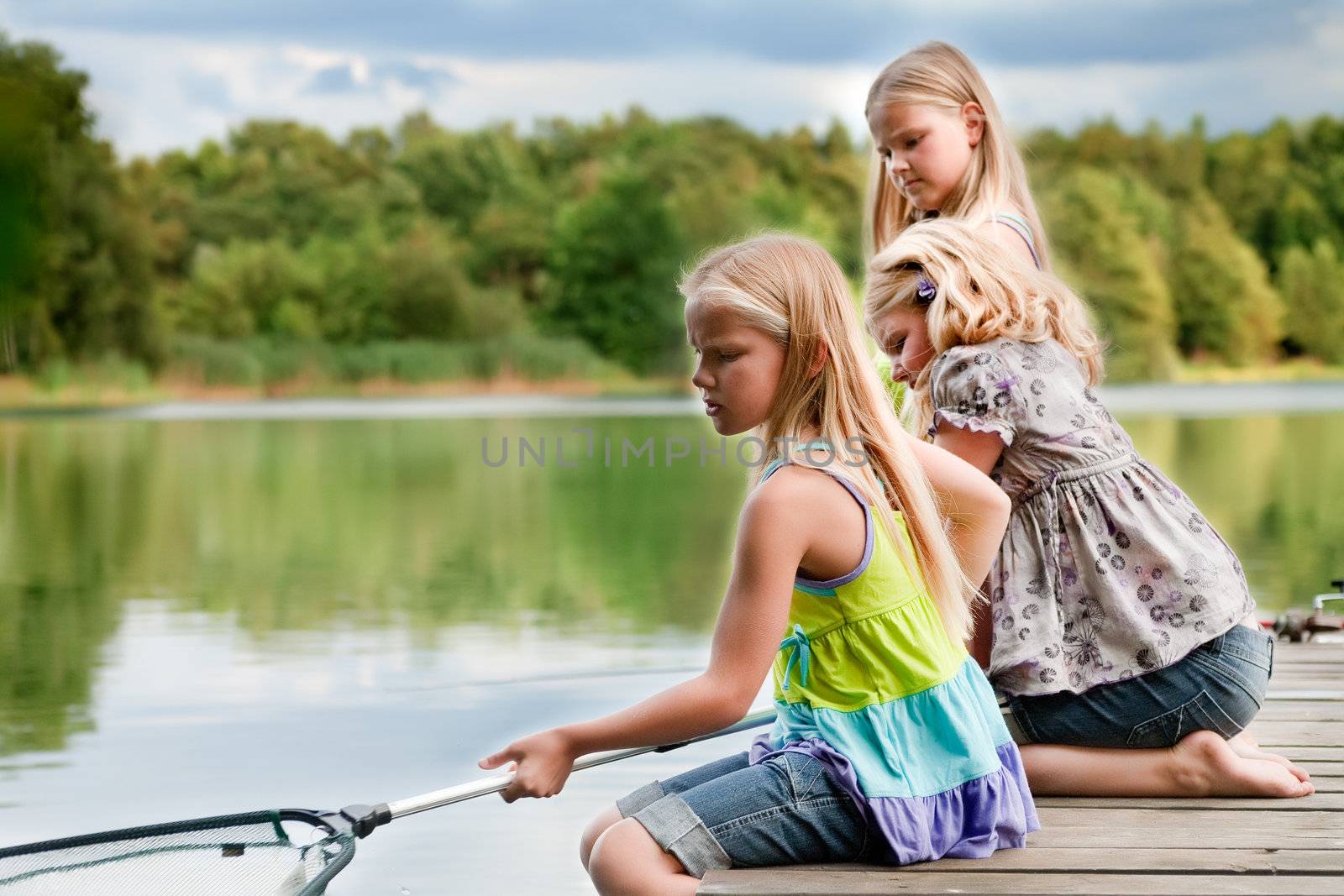 The girls are fishing by DNFStyle