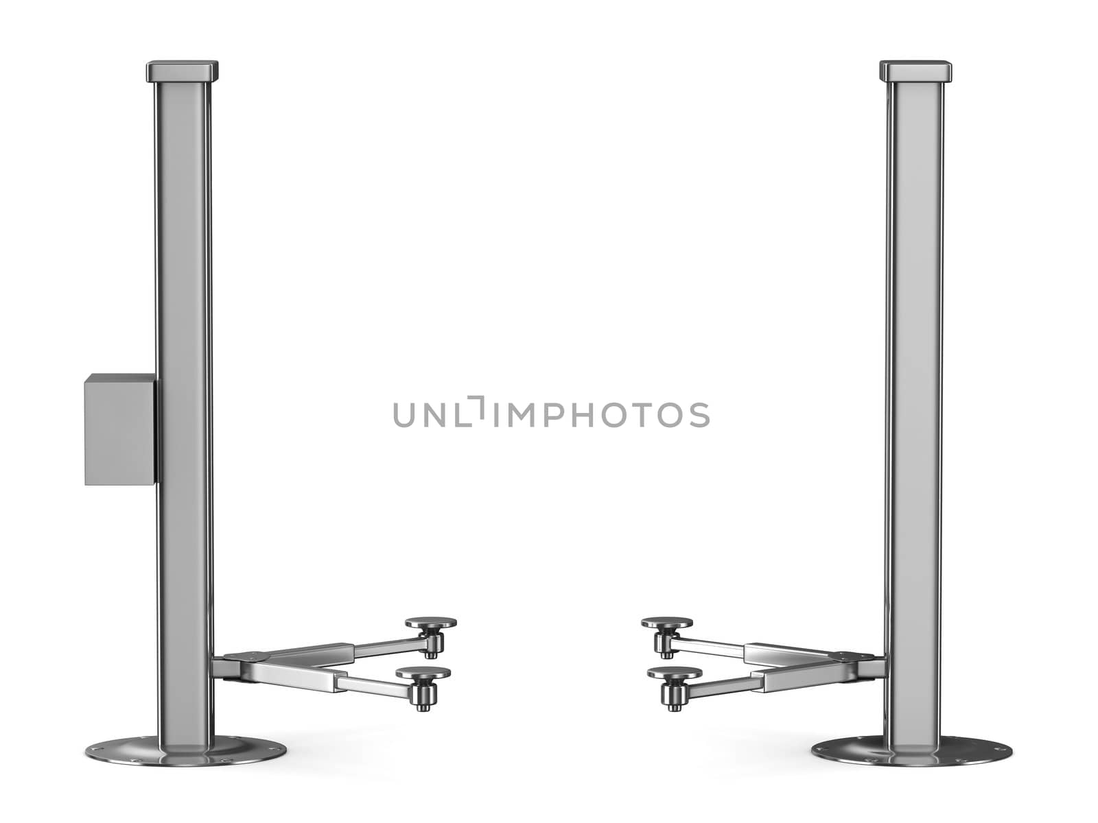 Car service. Isolated 3D image