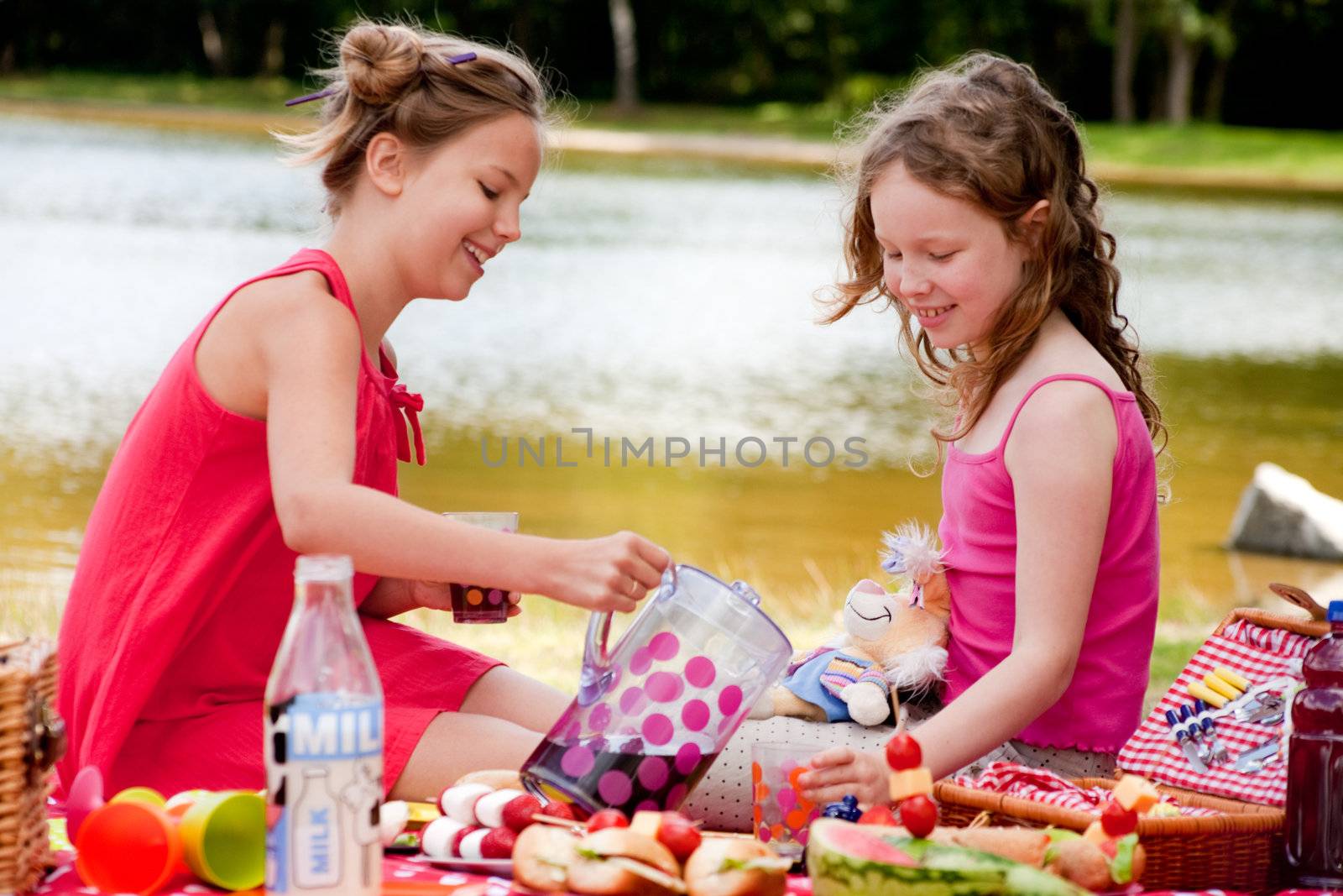 Teenagers having a great time in the park