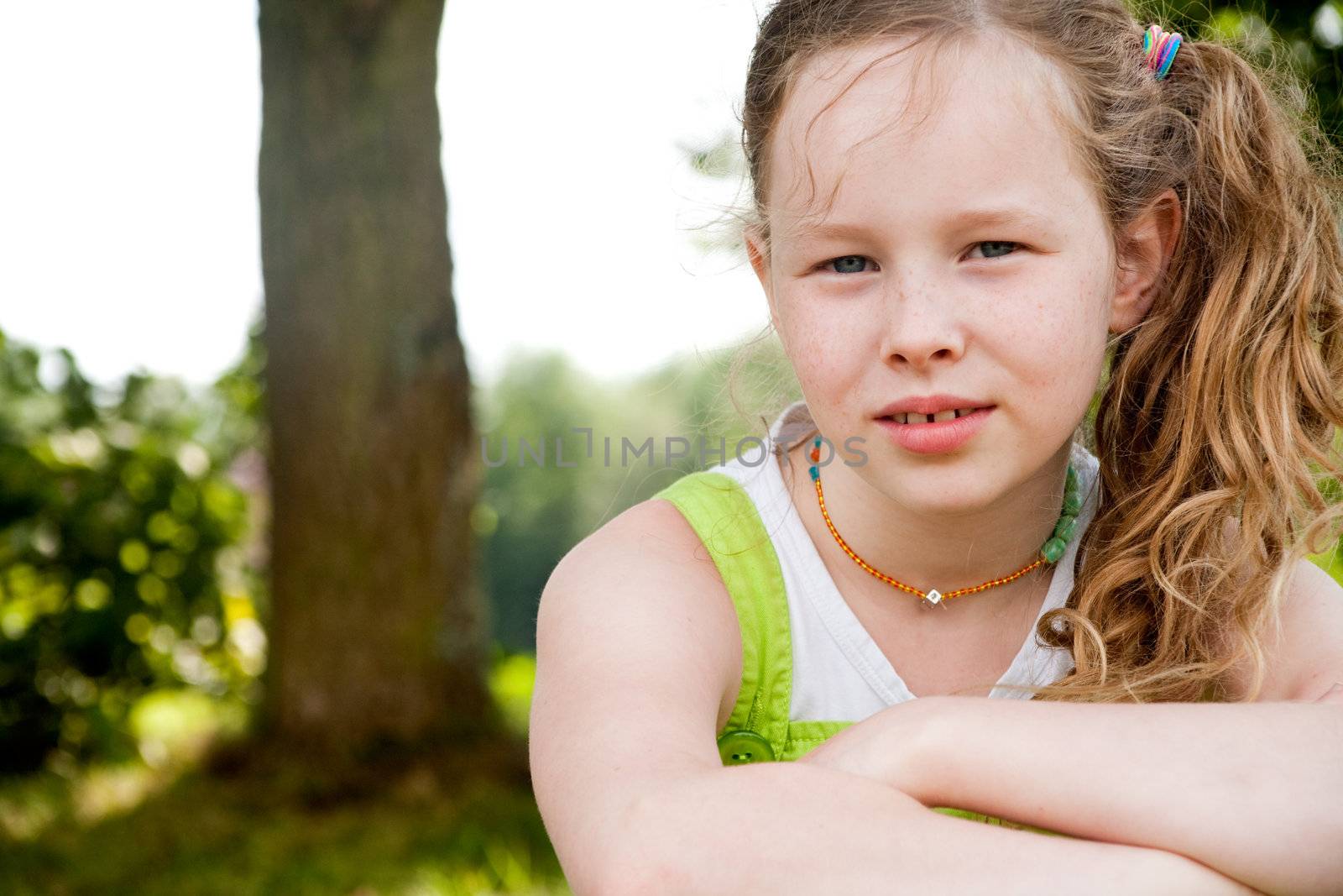 Portrait of little girl by DNFStyle