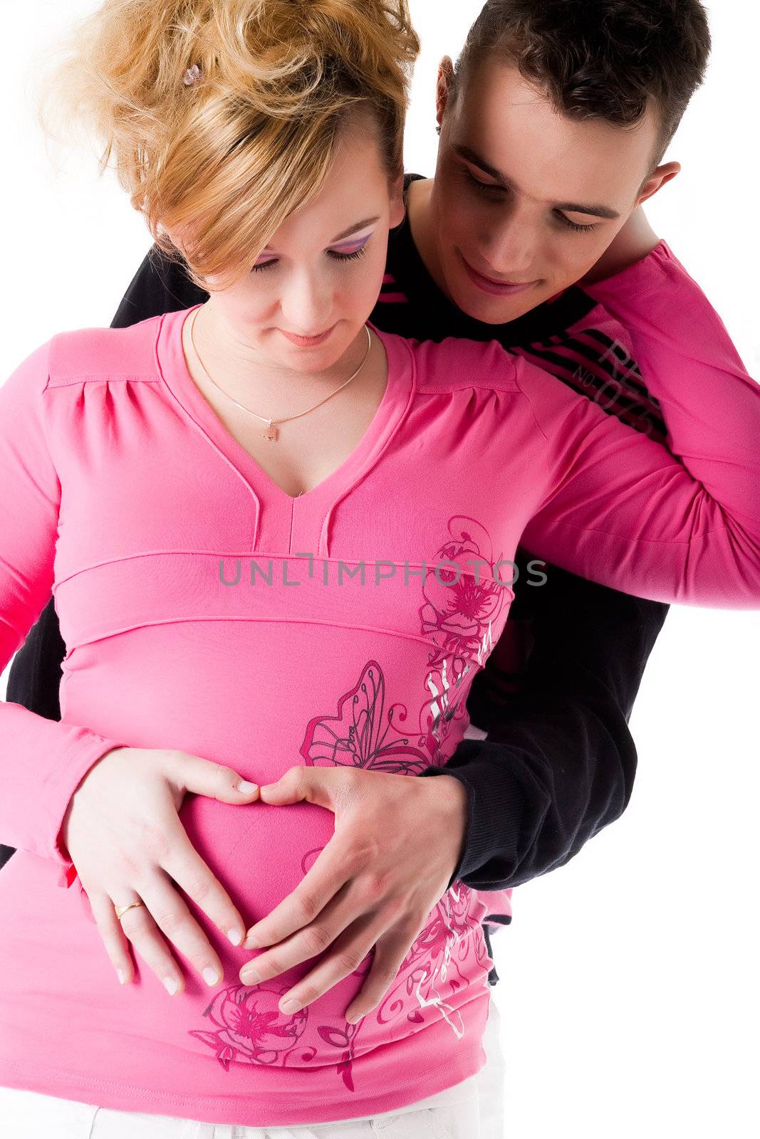 Young expecting couple by DNFStyle