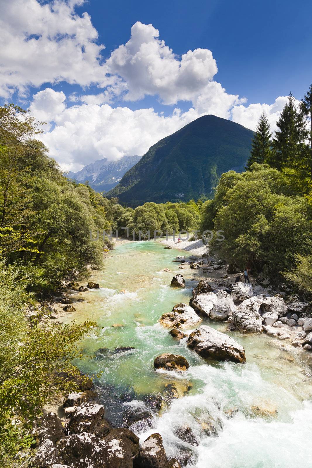The Julian Alps in Slovenia - Soca river by furzyk73
