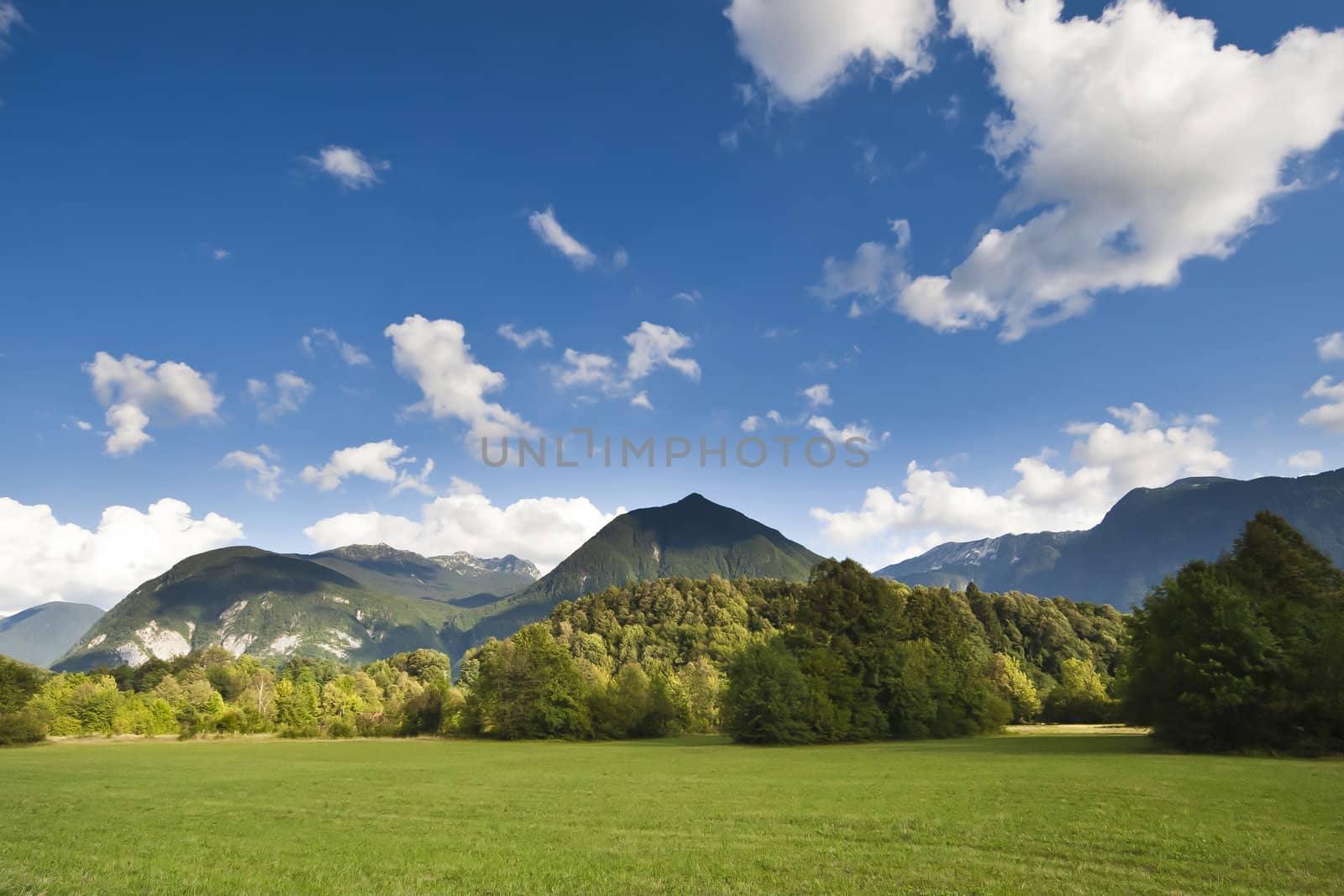 The Julian Alps in Slovenia - wiev from Bovec by furzyk73