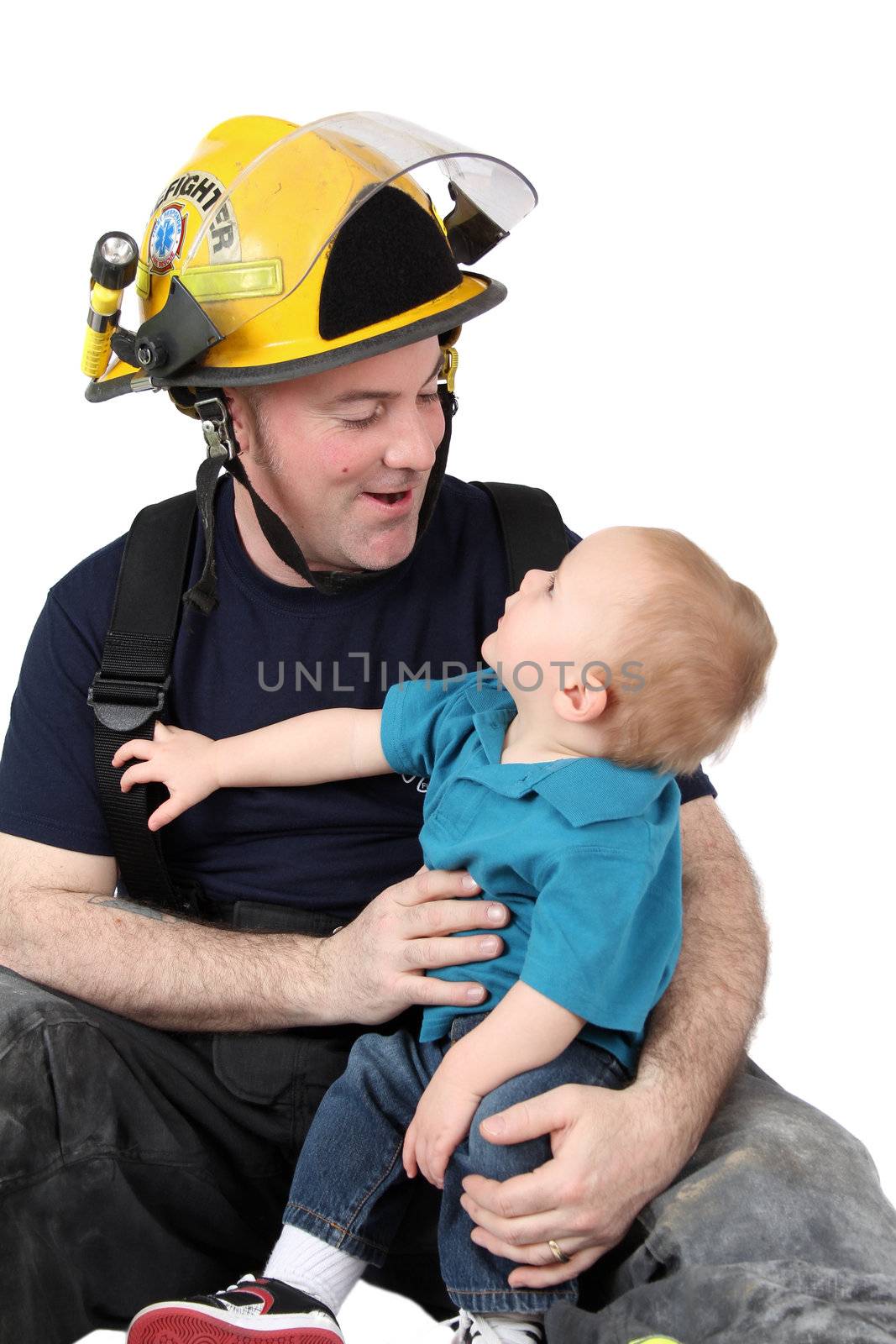 Fireman dad by vanell