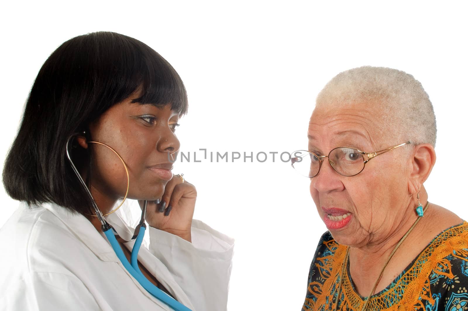 young african american nurse or doctor by jeffbanke
