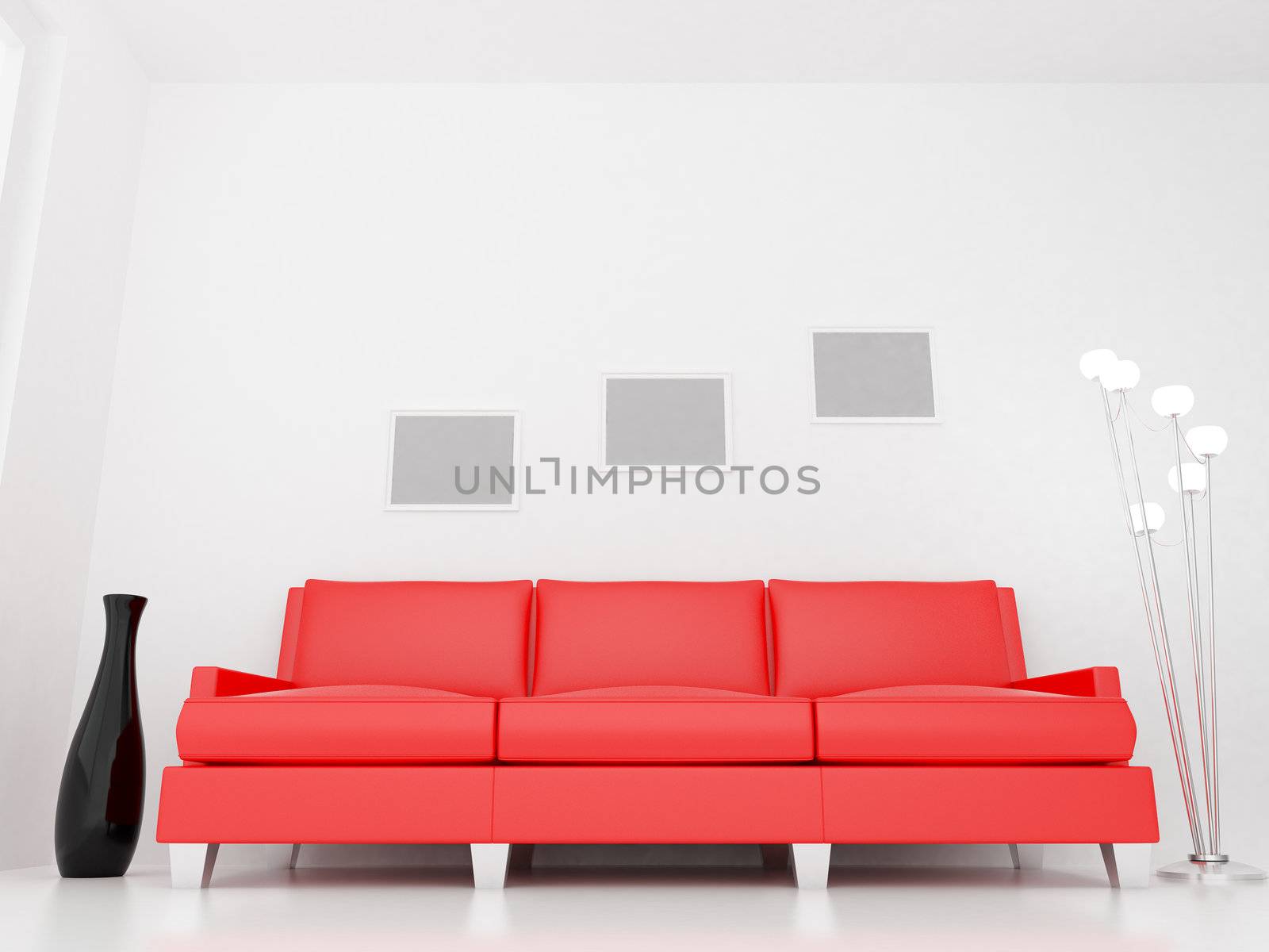 3d render home Interior. High resolution image. Apartments in a modern style.