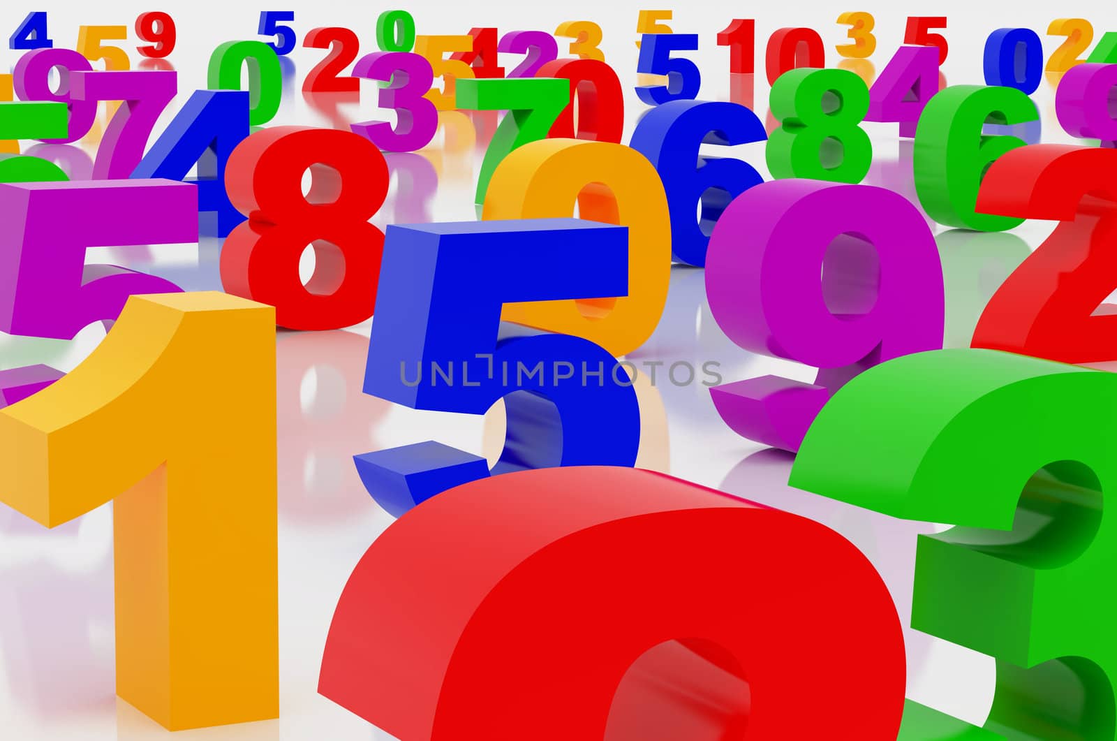 High resolution image alphabet. 3d illustration over  white backgrounds.
