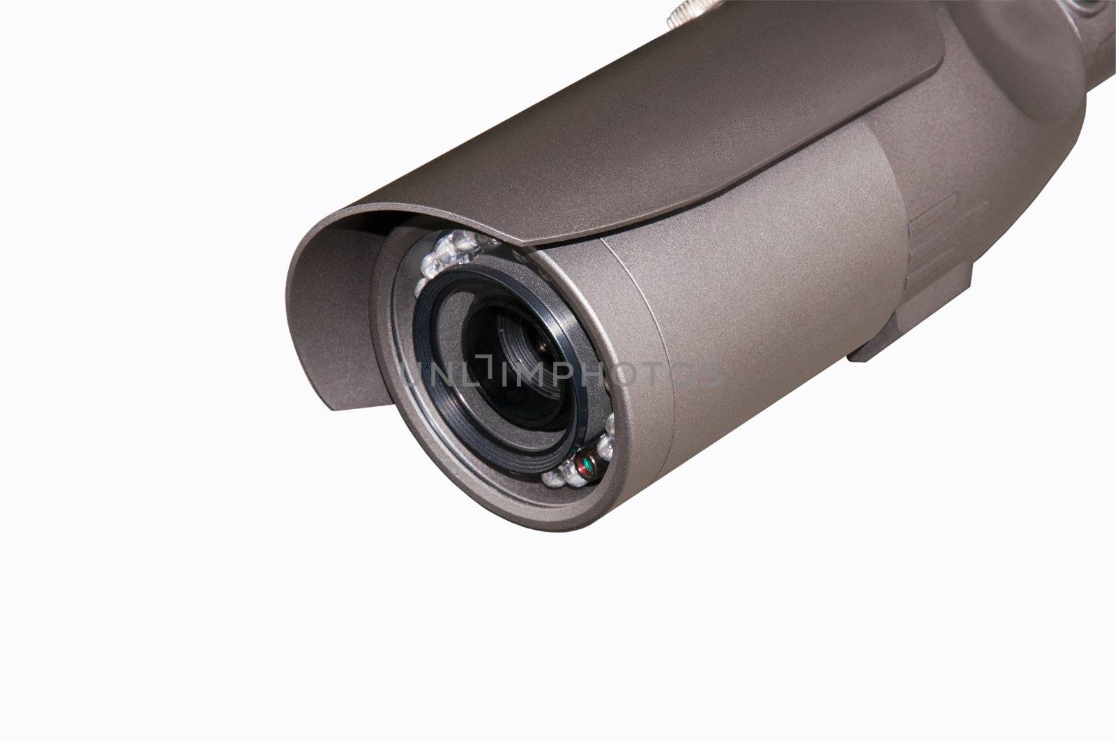 A surveillance camera for monitoring and protection of various objects.