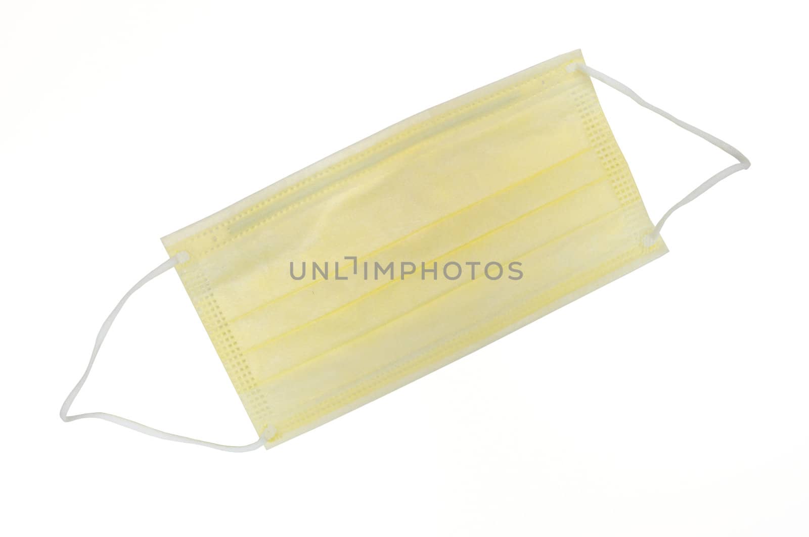 The medical mask isolated on the white background.