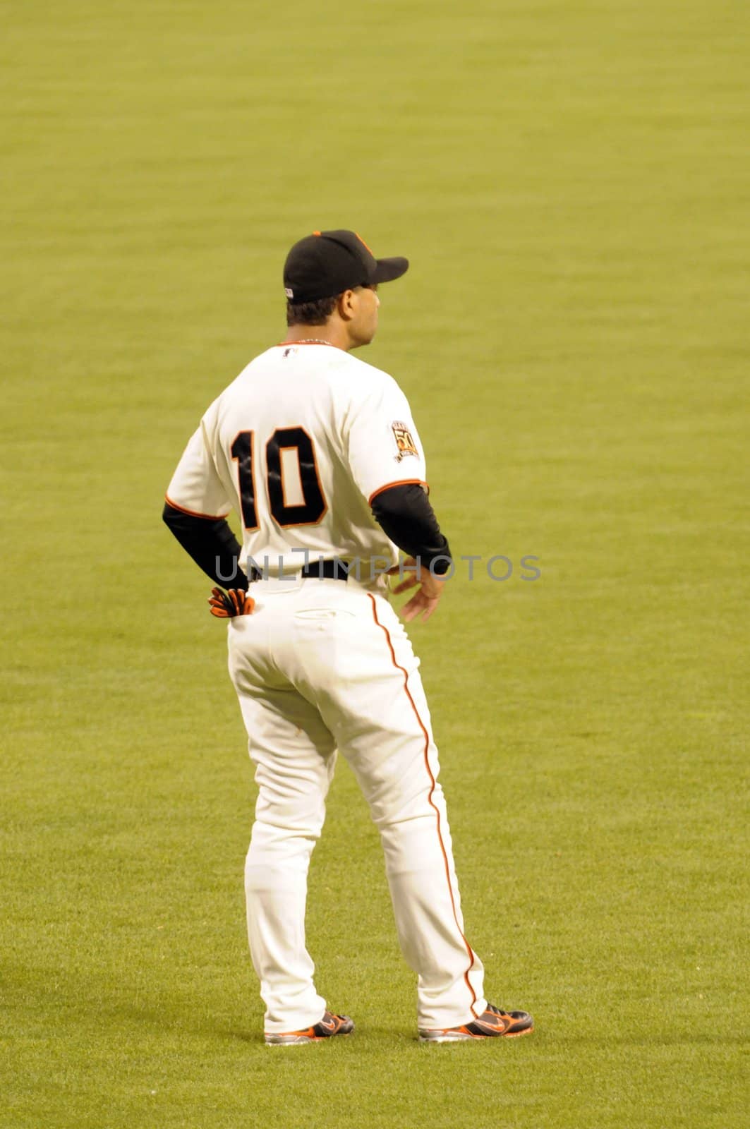 Sept 8 - San Francisco: Sandoval, Giants outfielder at 9:35 in the evening during the game on 9/8/08 at the Giants stadium in San Francisco