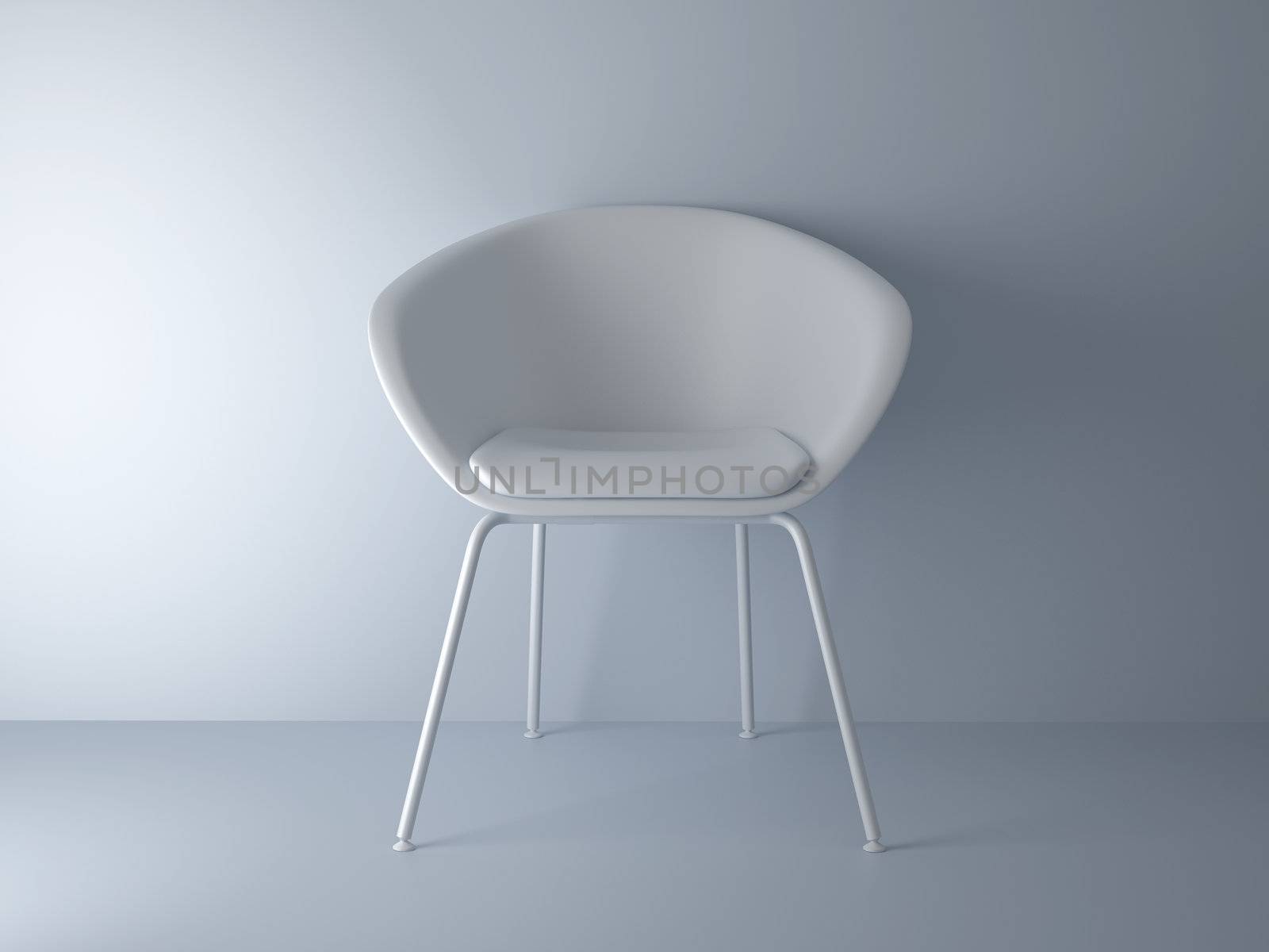 3d render home Interior. High resolution image. Chair in the room.