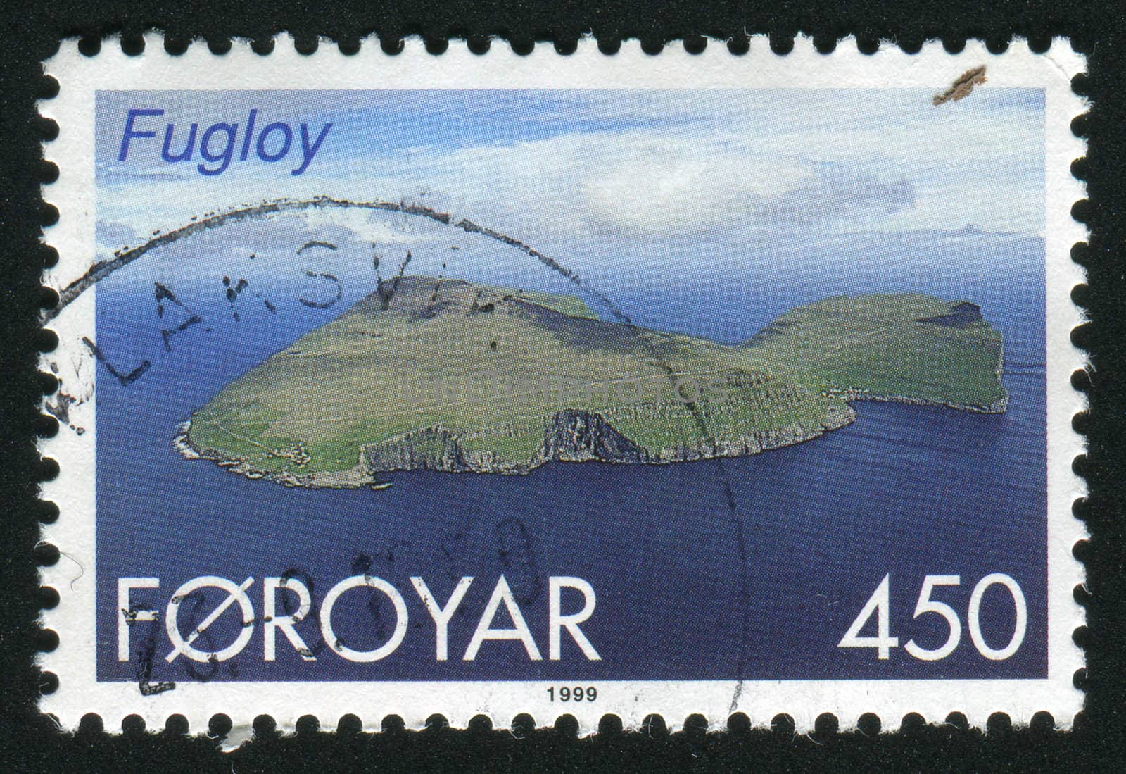 FAROE ISLANDS - CIRCA 1999: Northern island. Fugloy, circa 1999.